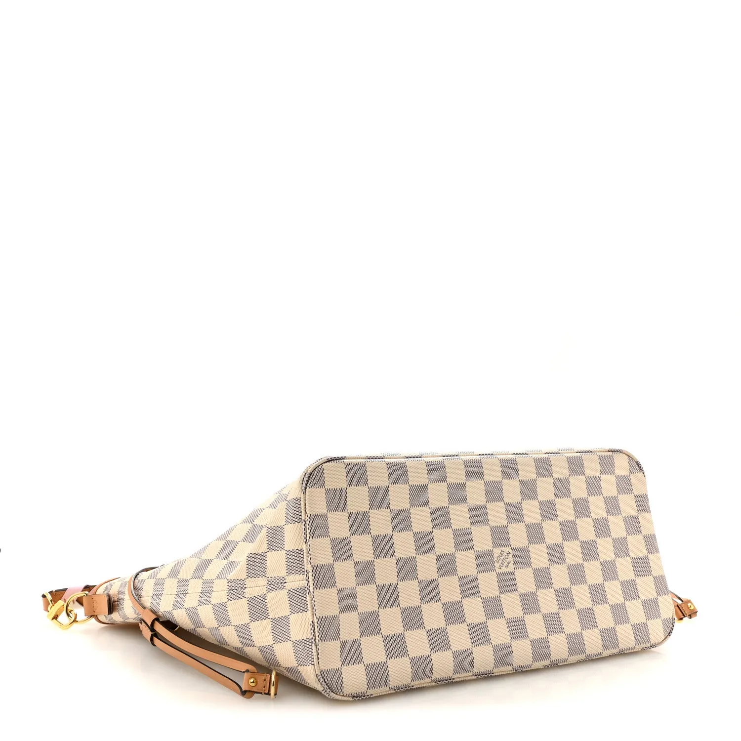 Louis Vuitton Damier Azur Braided Neverfull MM Orange – photo 4