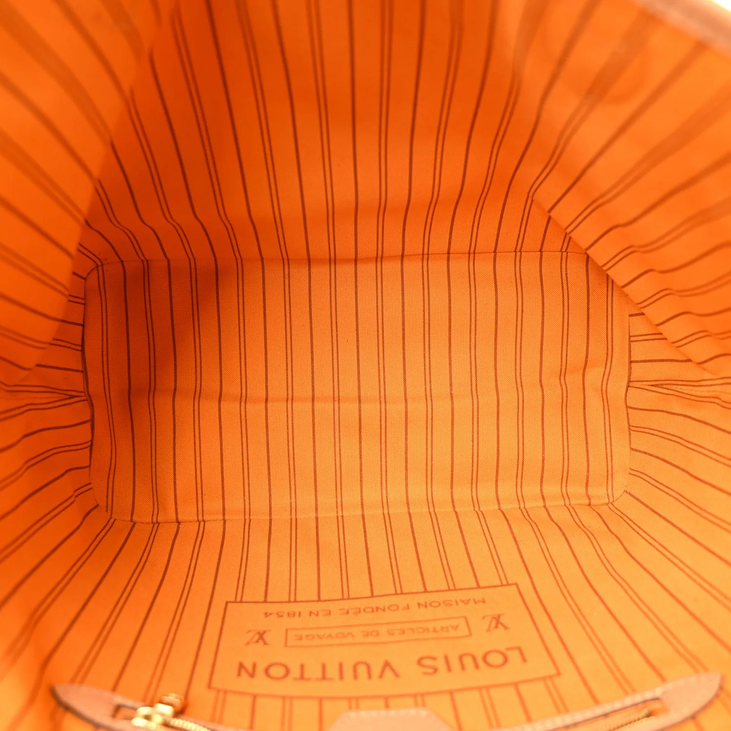 Louis Vuitton Damier Azur Braided Neverfull MM Orange – photo 5