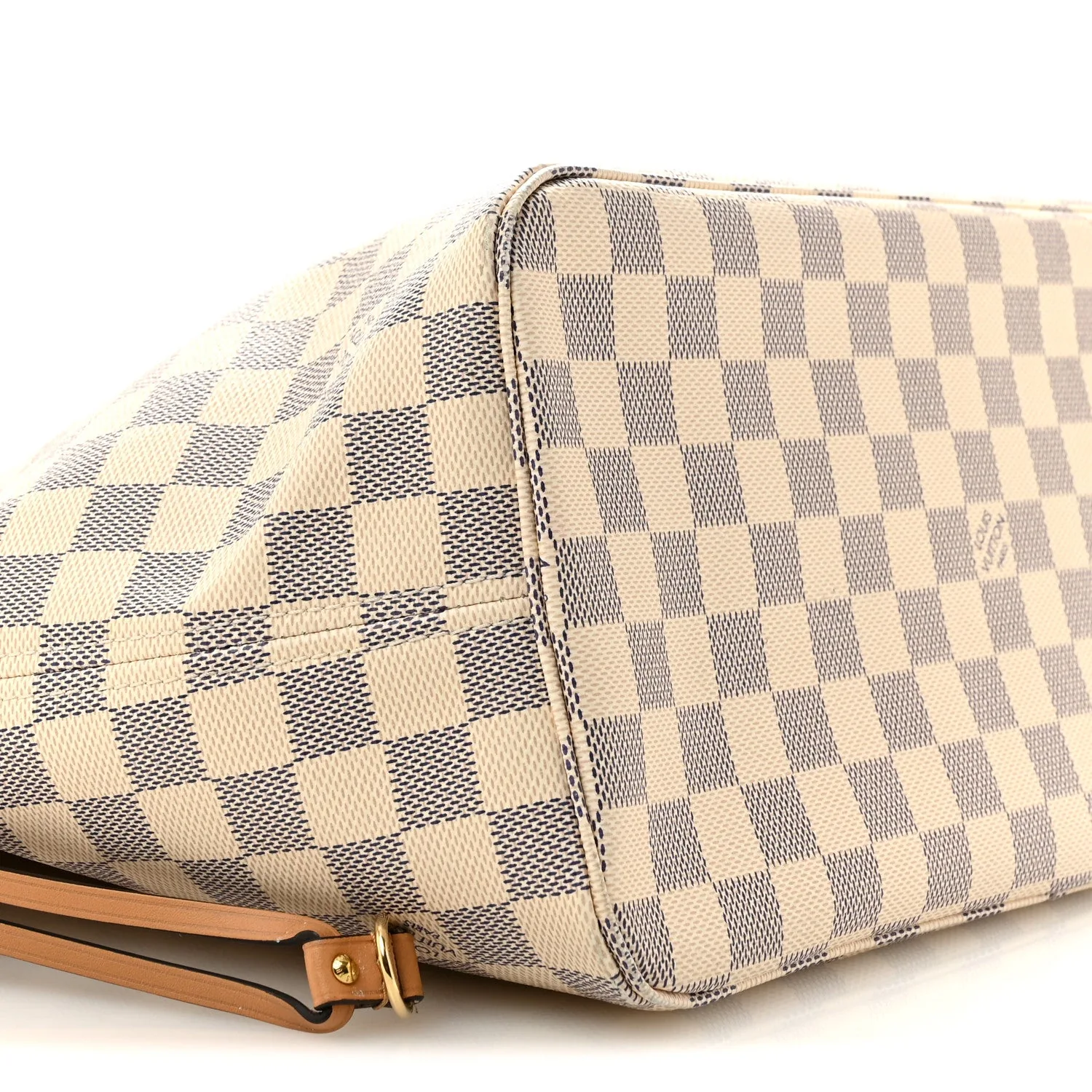 Louis Vuitton Damier Azur Braided Neverfull MM Orange – photo 8