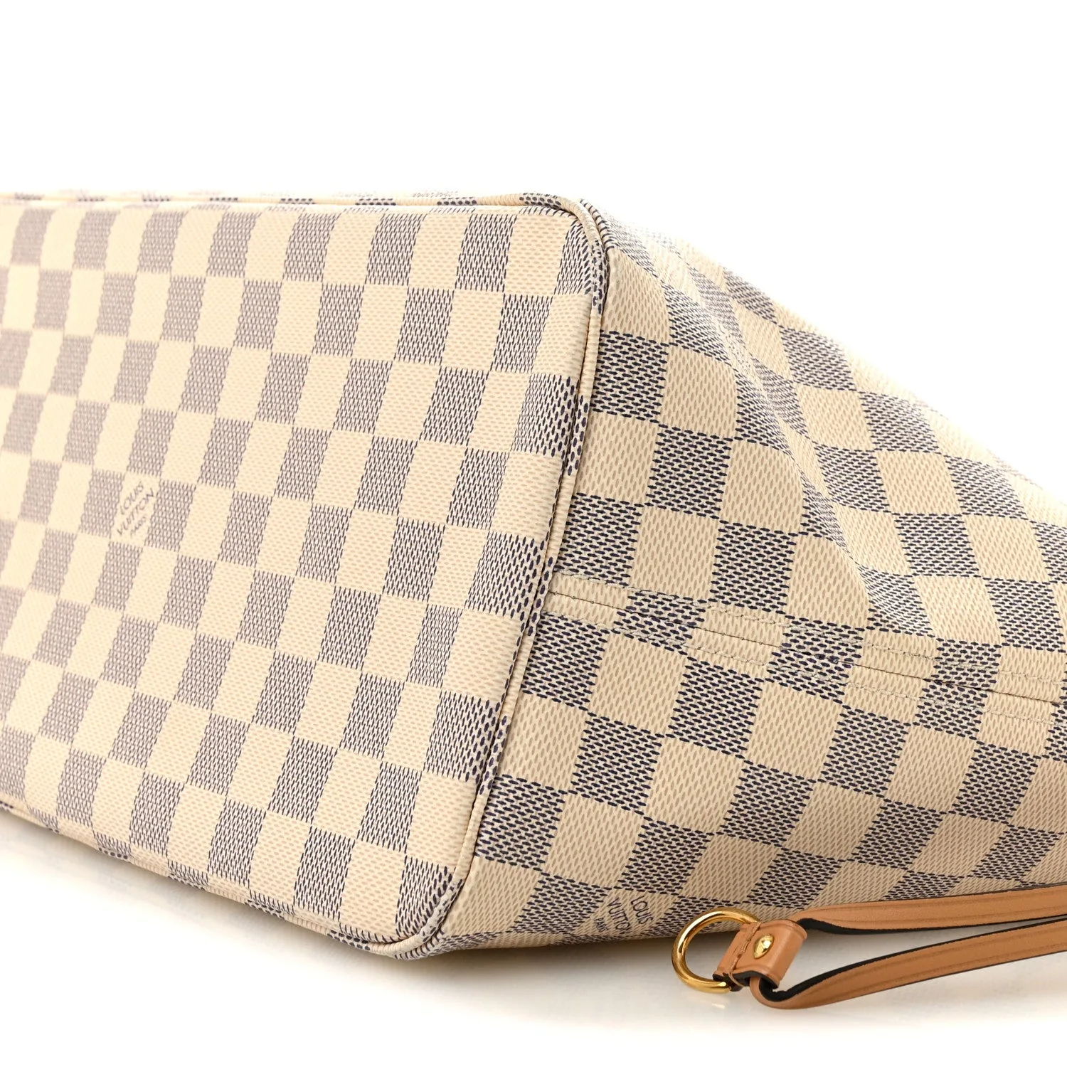 Louis Vuitton Damier Azur Braided Neverfull MM Orange – photo 9