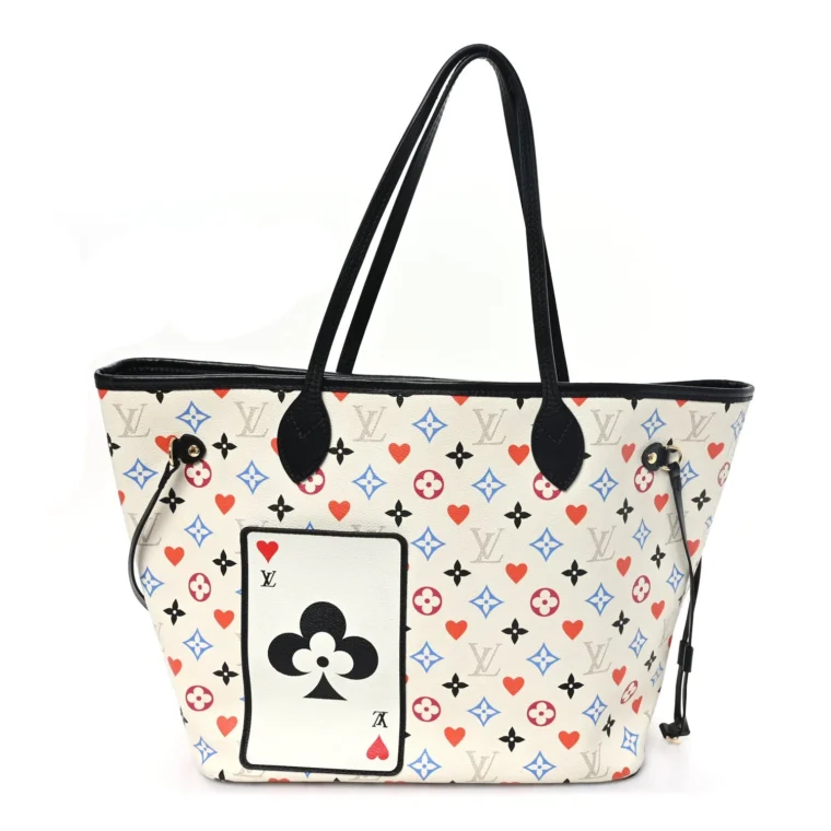 Louis Vuitton Game On Neverfull MM White – Excellent 2020 for Sale