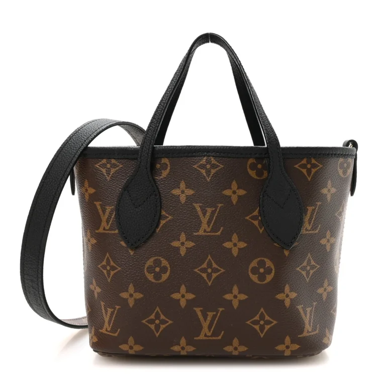 Louis Vuitton Monogram Neverfull Inside Out Bandouliere BB Black – Excellent for Sale