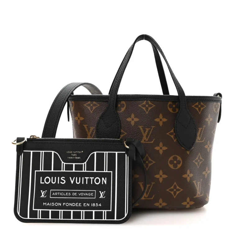 Louis Vuitton Monogram Neverfull Inside Out Bandouliere BB Black – Excellent for Sale — alternate view