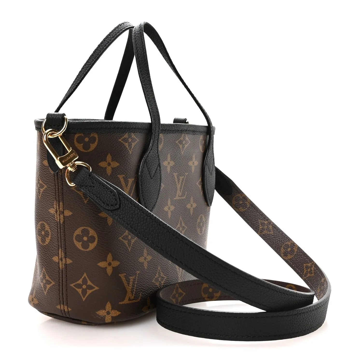Louis Vuitton Monogram Neverfull Inside Out Bandouliere BB Black – Excellent – photo 4