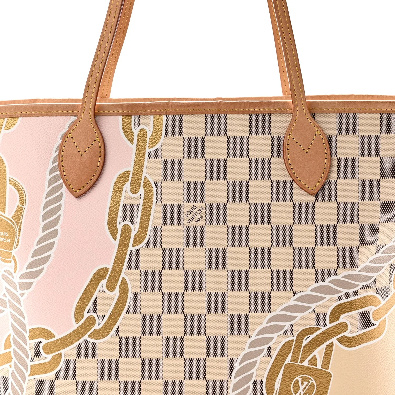 Louis Vuitton Damier Azur Nautical Neverfull MM – Excellent – photo 7