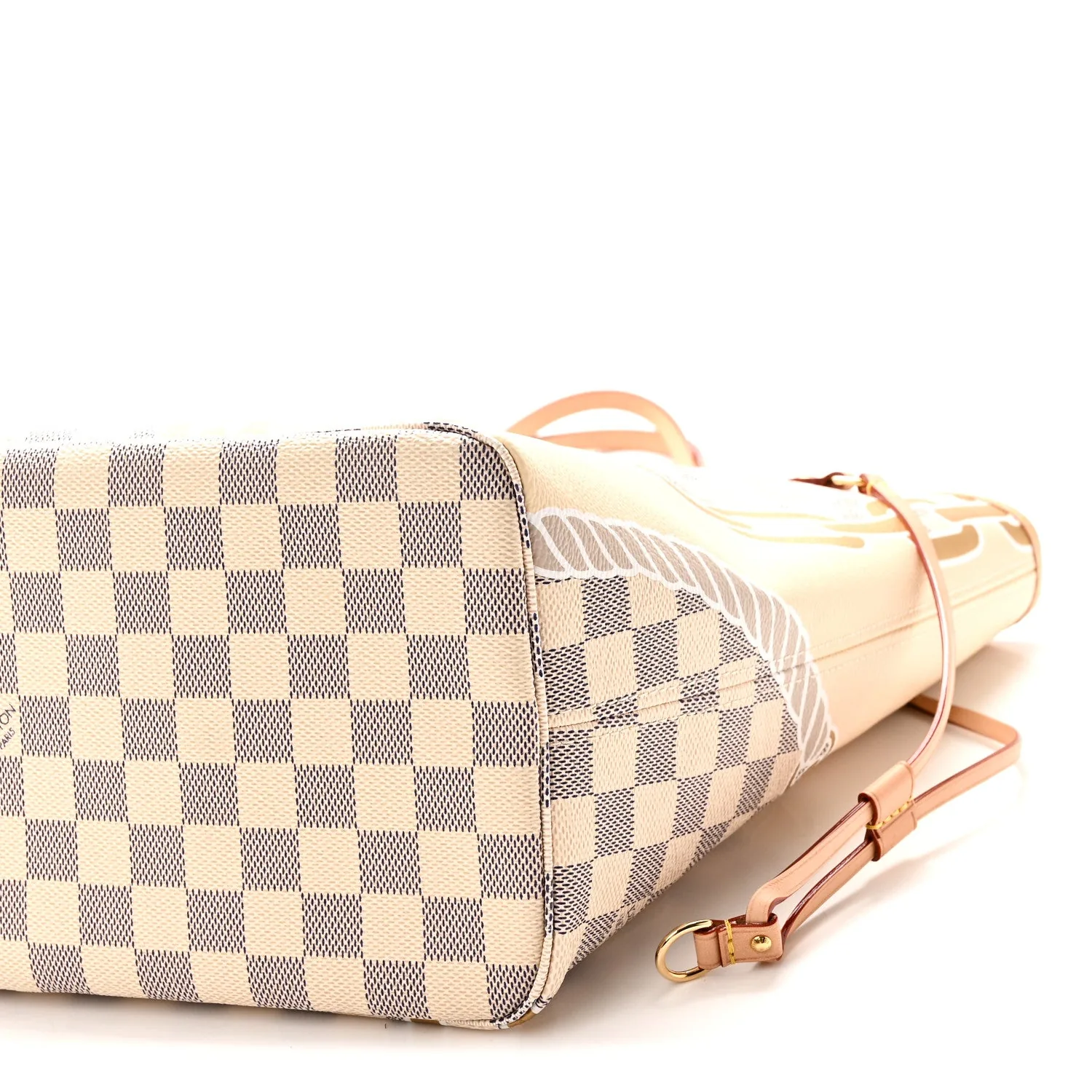 Louis Vuitton Damier Azur Nautical Neverfull MM – Excellent – photo 9