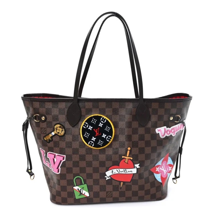 Louis Vuitton Damier Ebene Travel Stickers Neo Neverfull MM for Sale