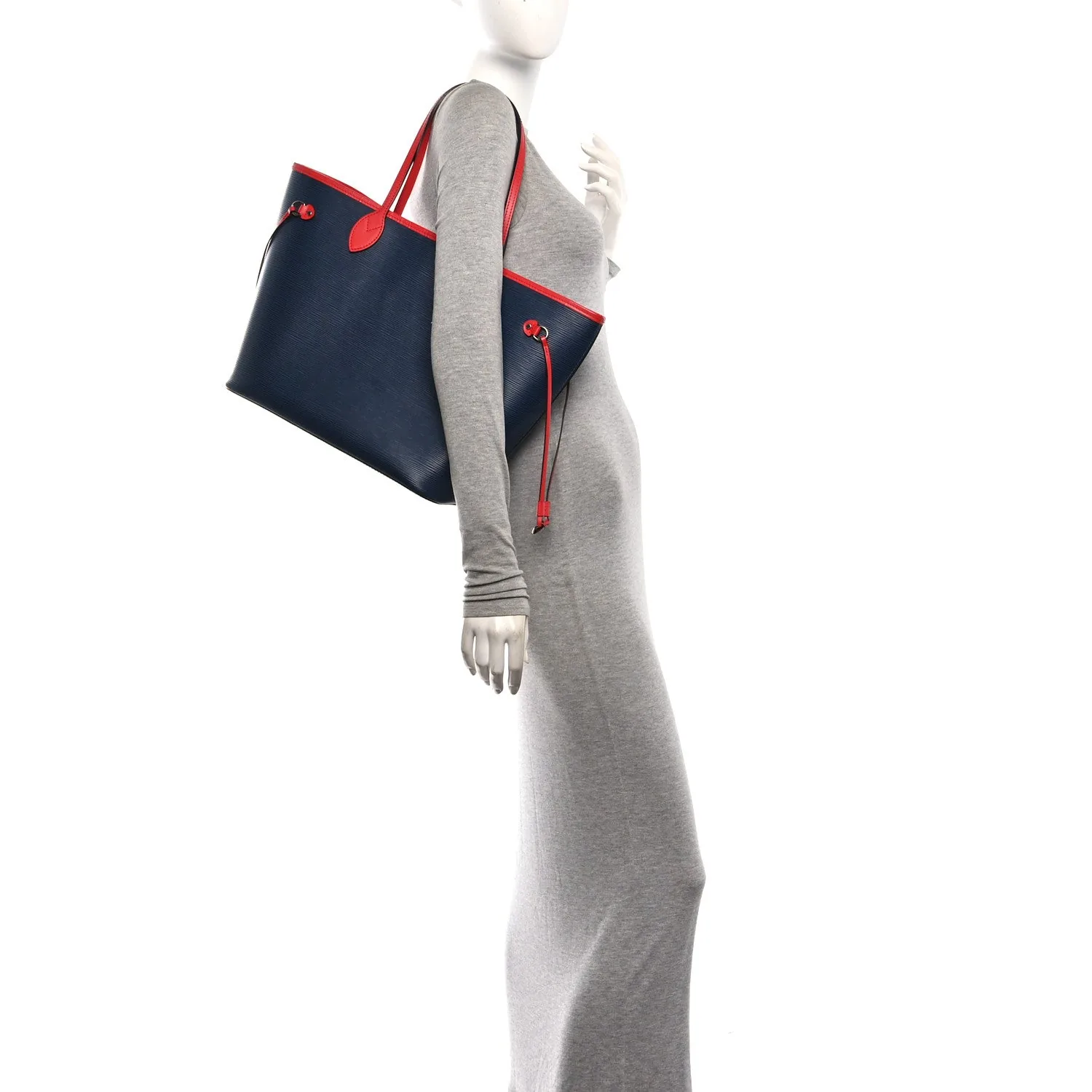 Louis Vuitton Epi Neverfull MM Indigo Coquelicot – photo 2
