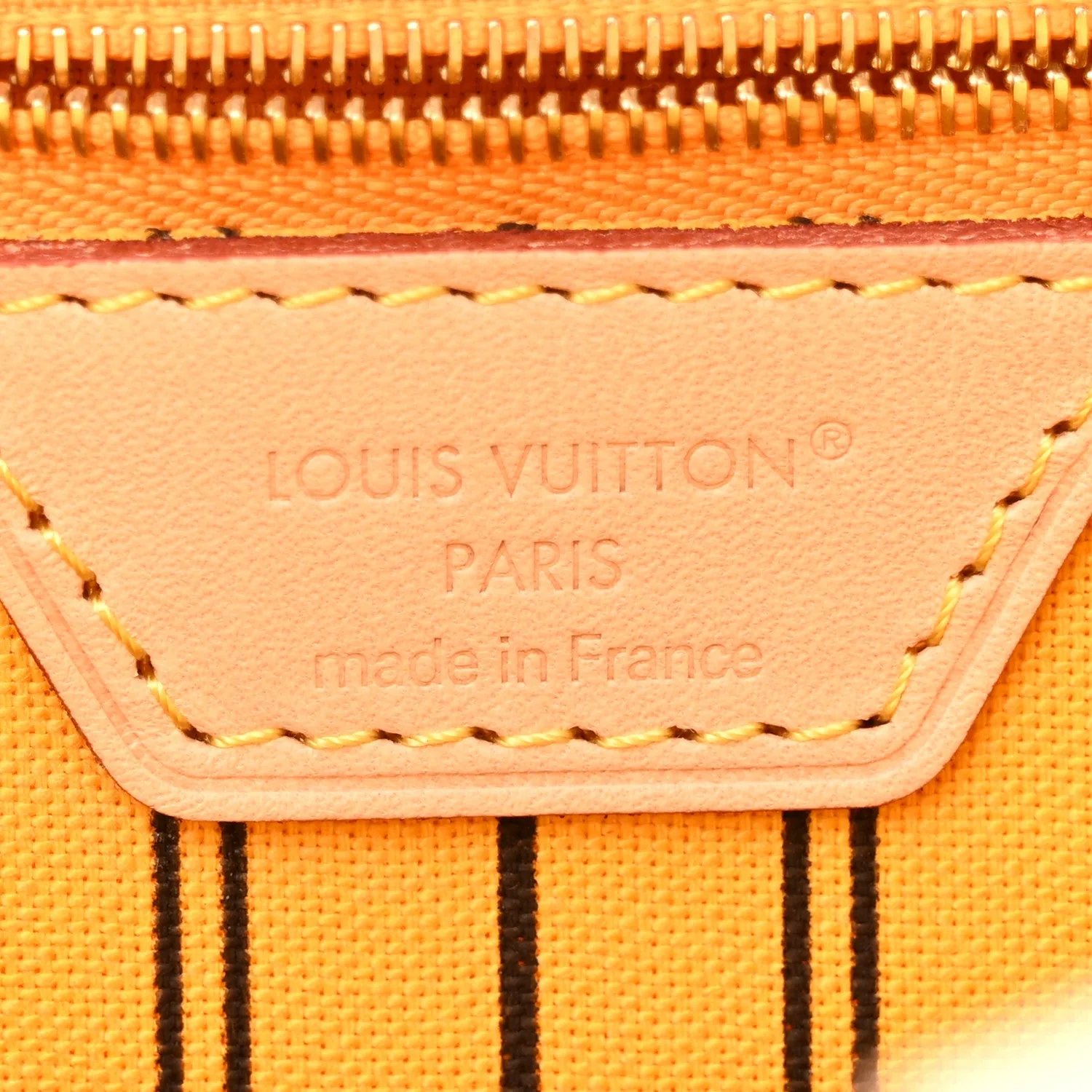 Louis Vuitton Monogram Inside Out Neverfull Bandouliere MM Jaune Safran – Excellent – photo 6