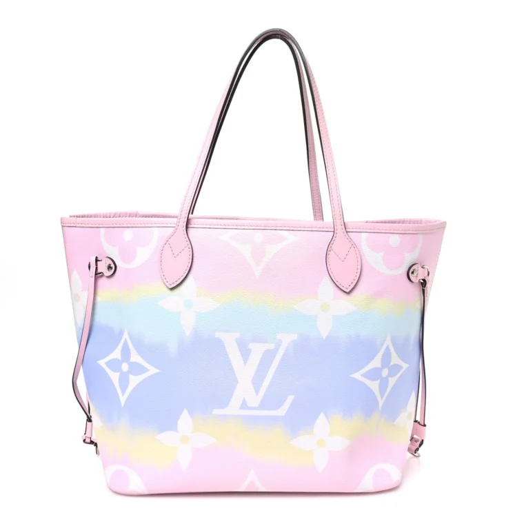 Louis Vuitton Monogram Escale Neverfull MM Pastel – Very Good 2020 for Sale