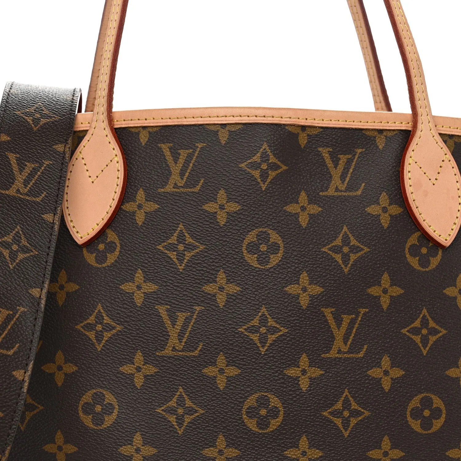 Louis Vuitton Monogram Inside Out Neverfull Bandouliere MM Rouge Sari – photo 7