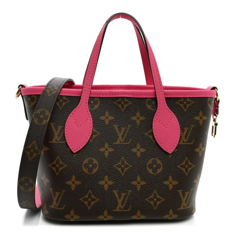 Louis Vuitton Monogram Neverfull Inside Out Bandouliere BB Rose Pondichery for Sale