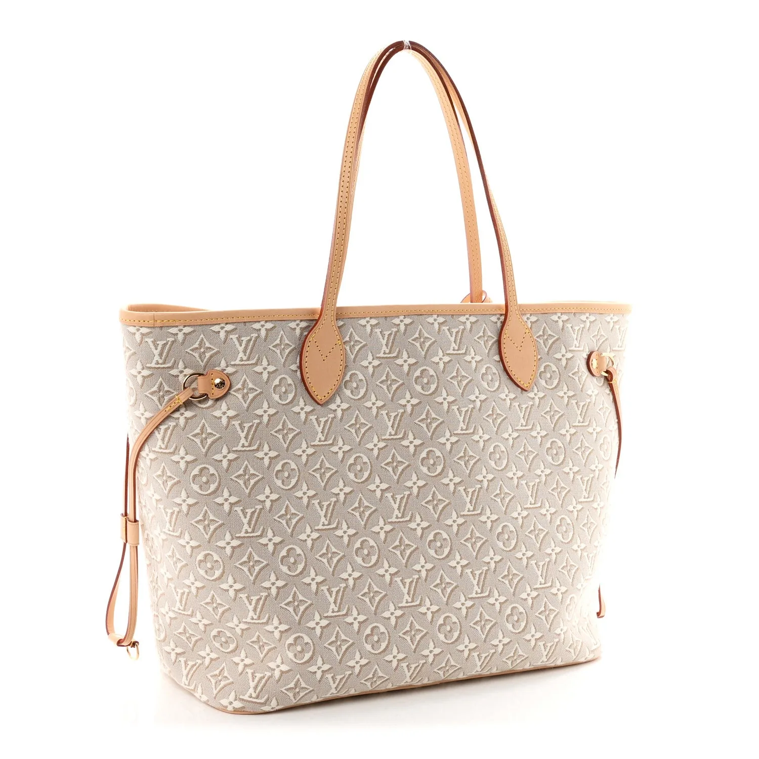 Louis Vuitton Jacquard Monogram Embleme Neverfull MM Peuplier – Excellent – photo 4