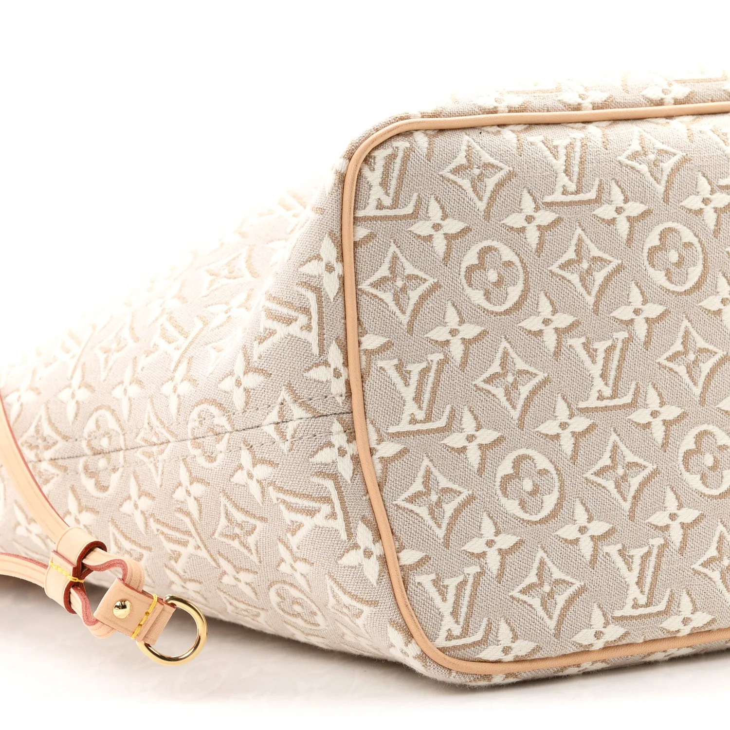 Louis Vuitton Jacquard Monogram Embleme Neverfull MM Peuplier – Excellent – photo 9
