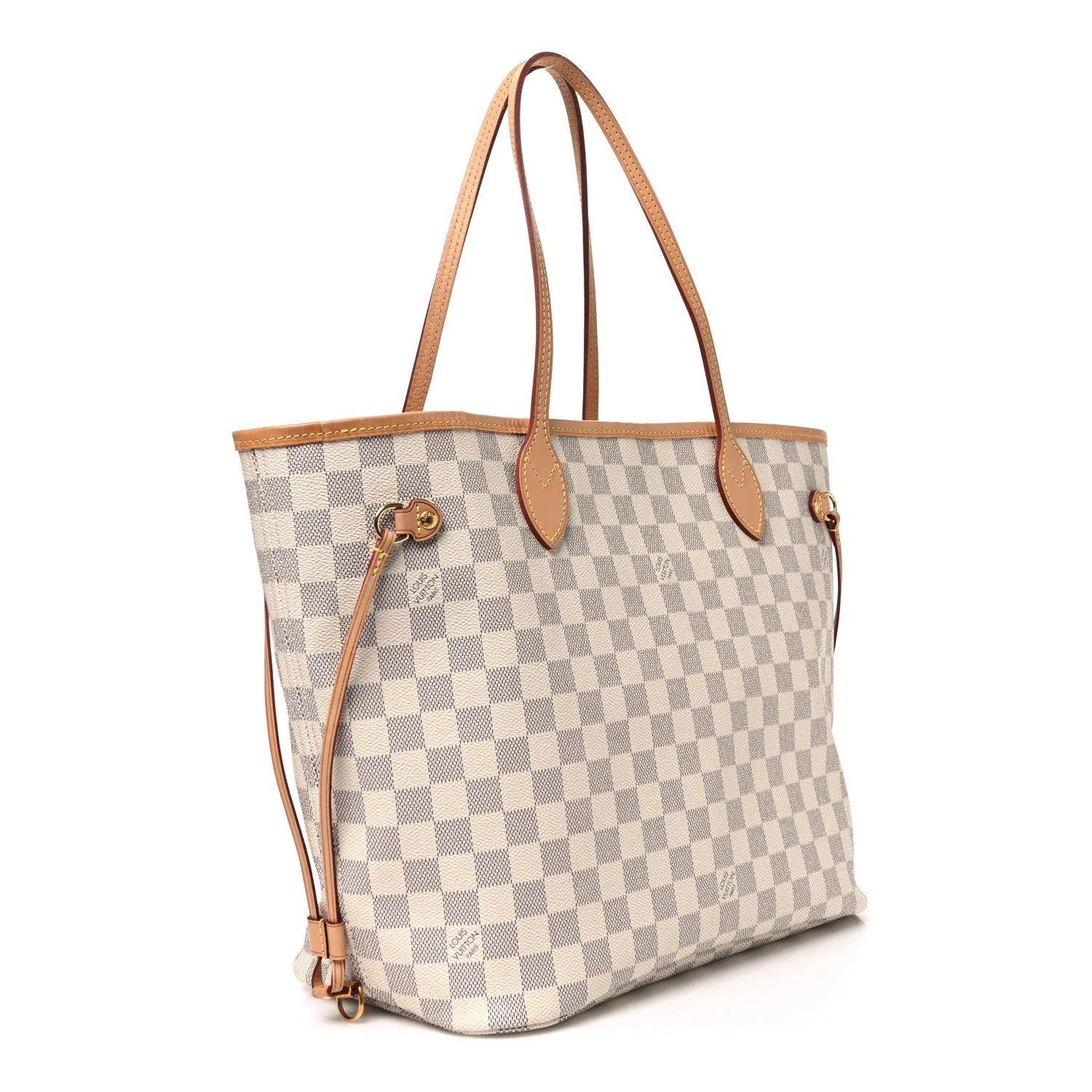 Louis Vuitton Damier Azur Neo Neverfull MM Rose Ballerine – Excellent 2019 – photo 4