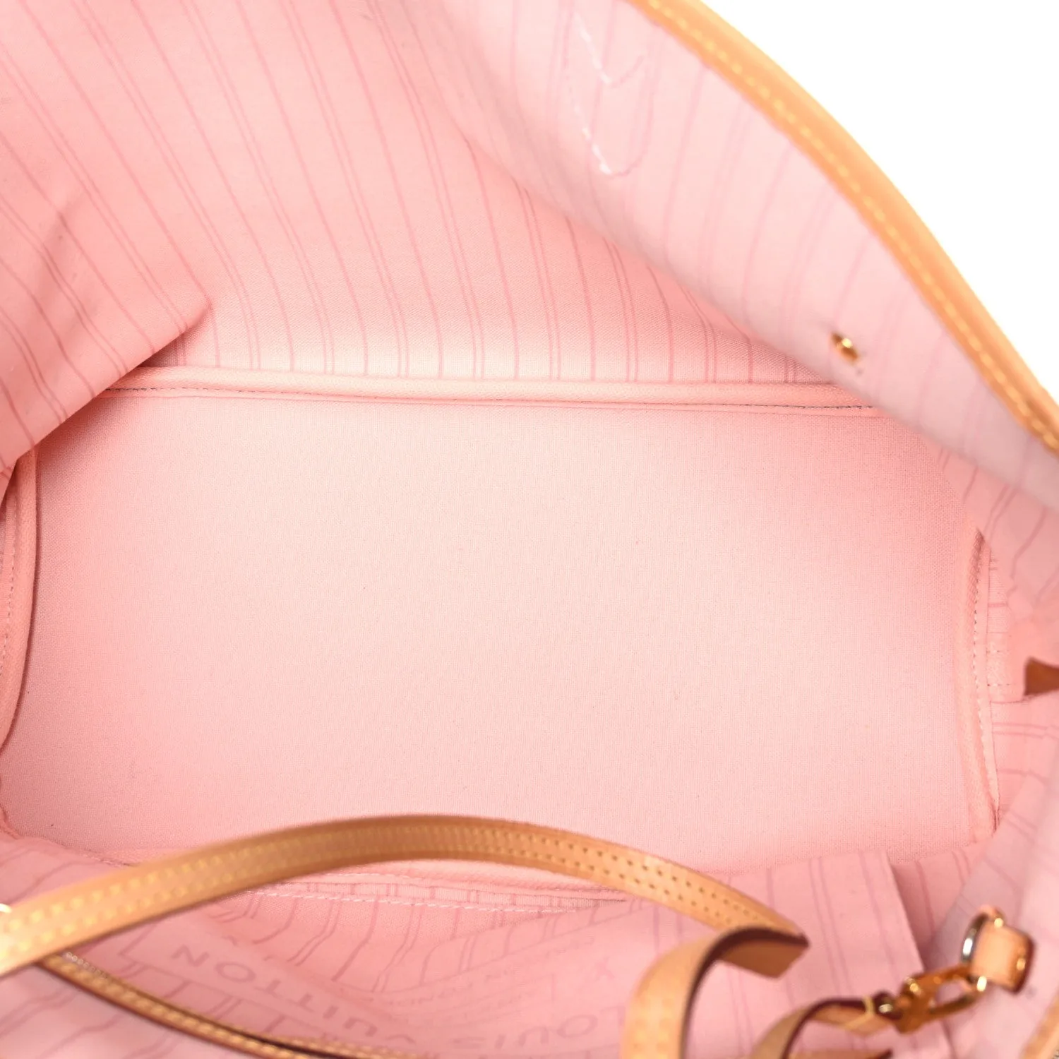 Louis Vuitton Damier Azur Neo Neverfull MM Rose Ballerine – Excellent 2019 – photo 6