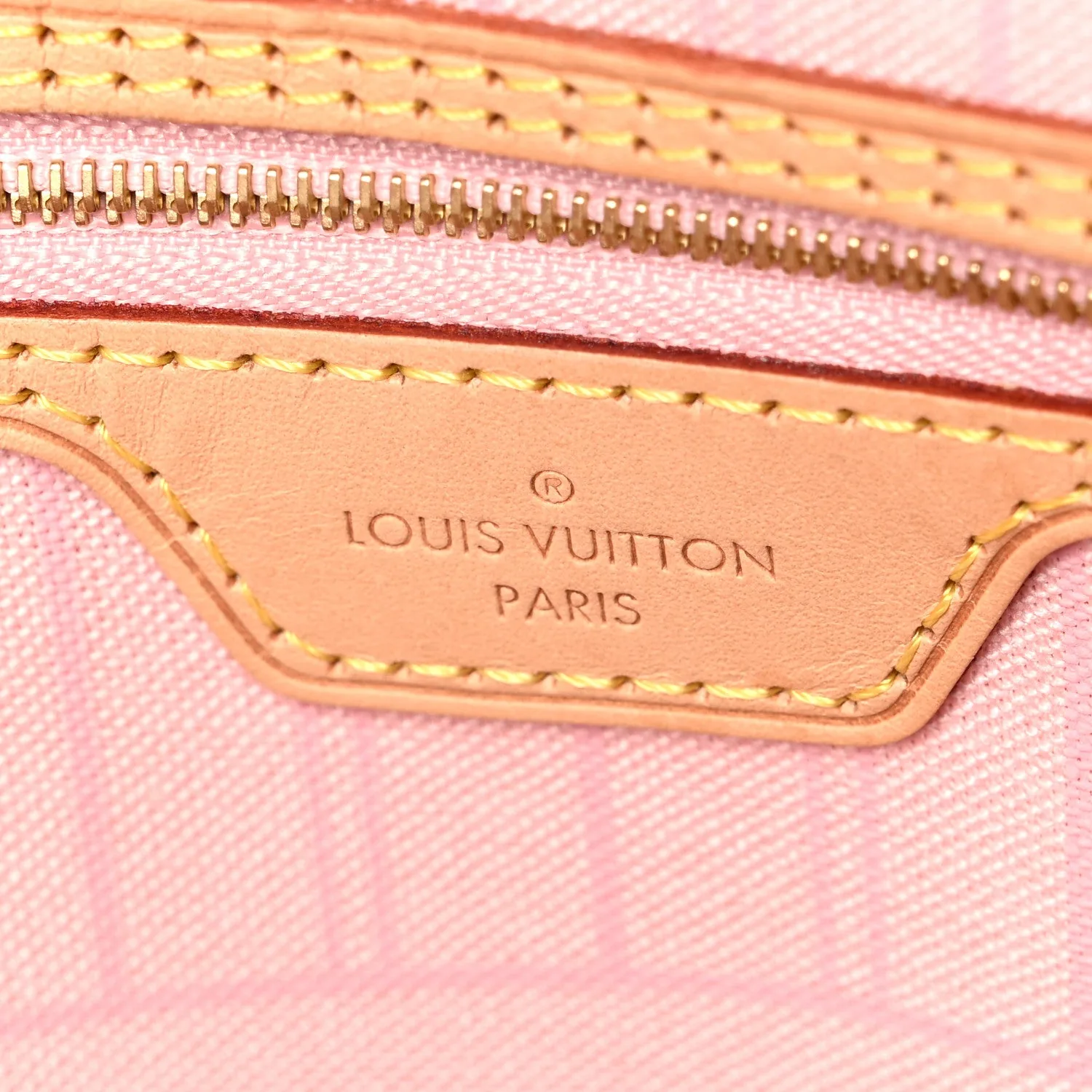 Louis Vuitton Damier Azur Neo Neverfull MM Rose Ballerine – Excellent 2019 – photo 7