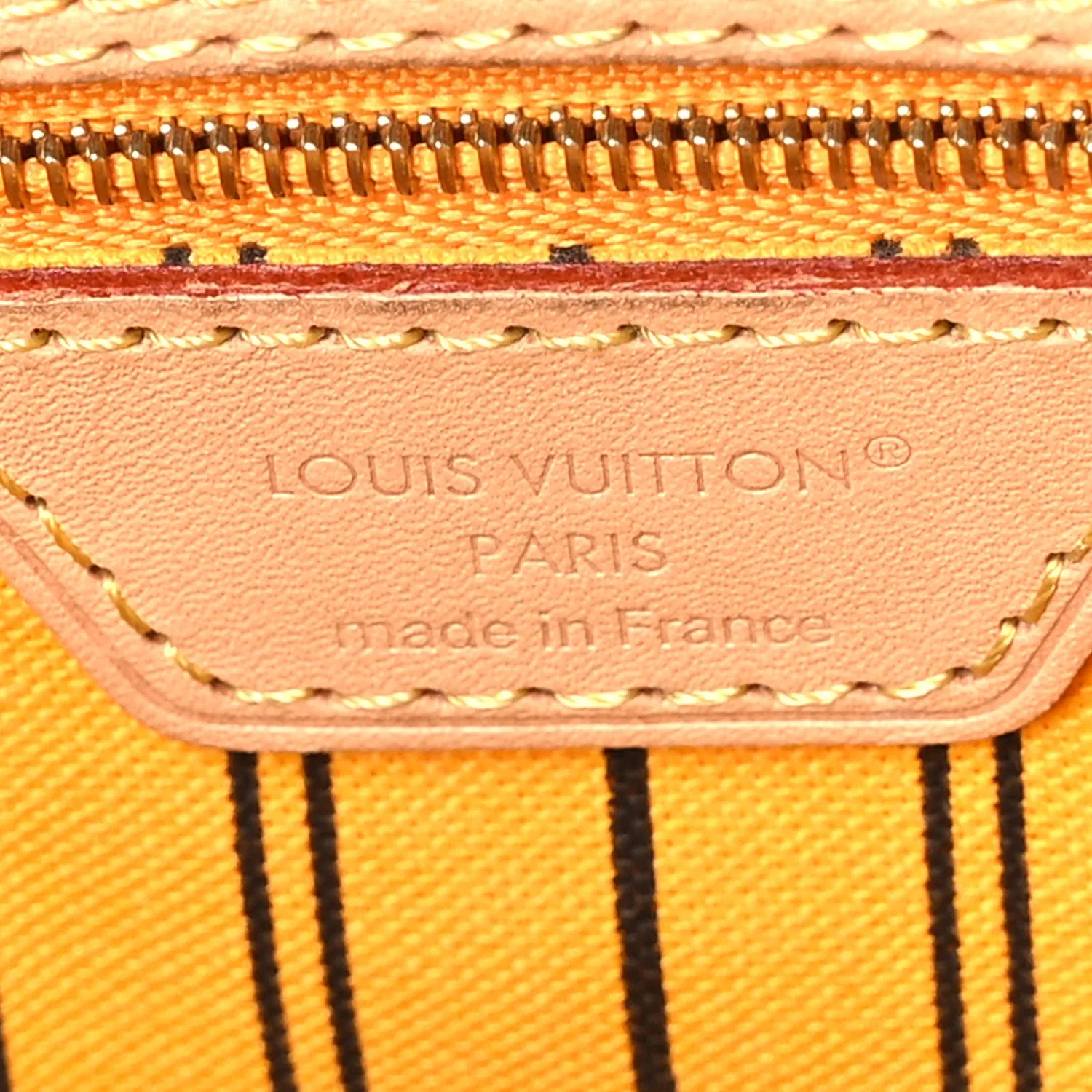 Louis Vuitton Monogram Inside Out Neverfull Bandouliere MM Jaune Safran – Very Good – photo 6