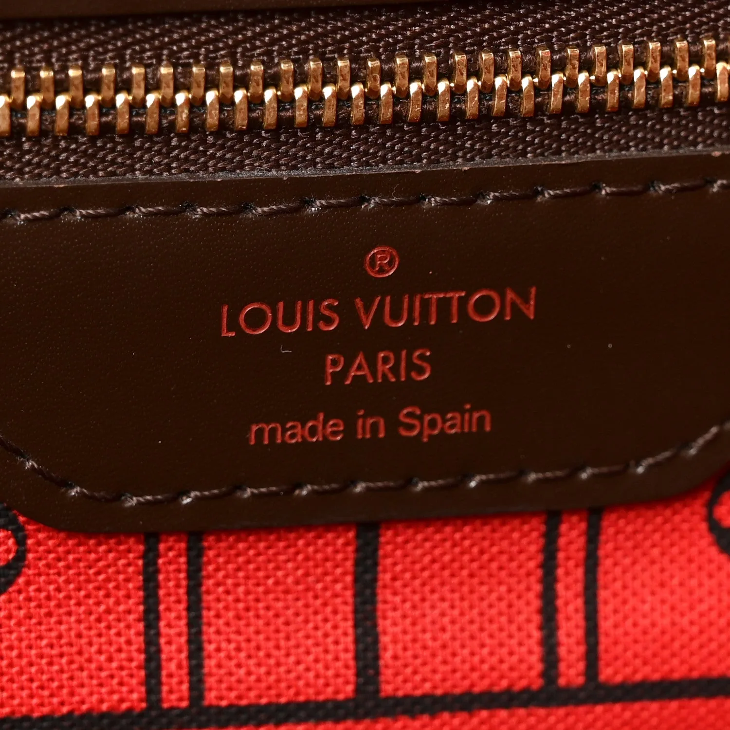 Louis Vuitton Damier Ebene Neverfull MM – Very Good 2013 – photo 5