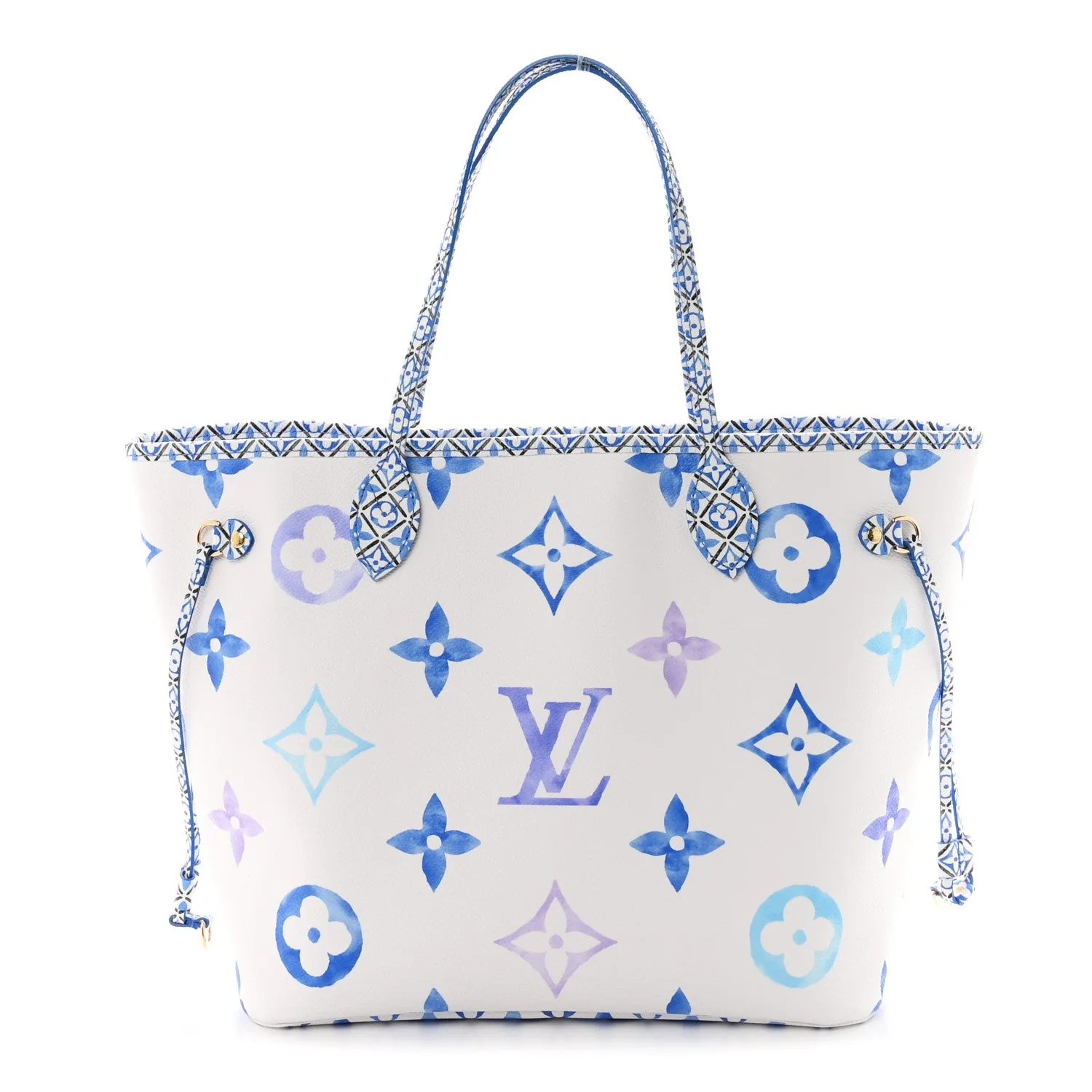 Louis Vuitton Monogram Giant By The Pool 2.0 Neverfull MM Blue – Very Good