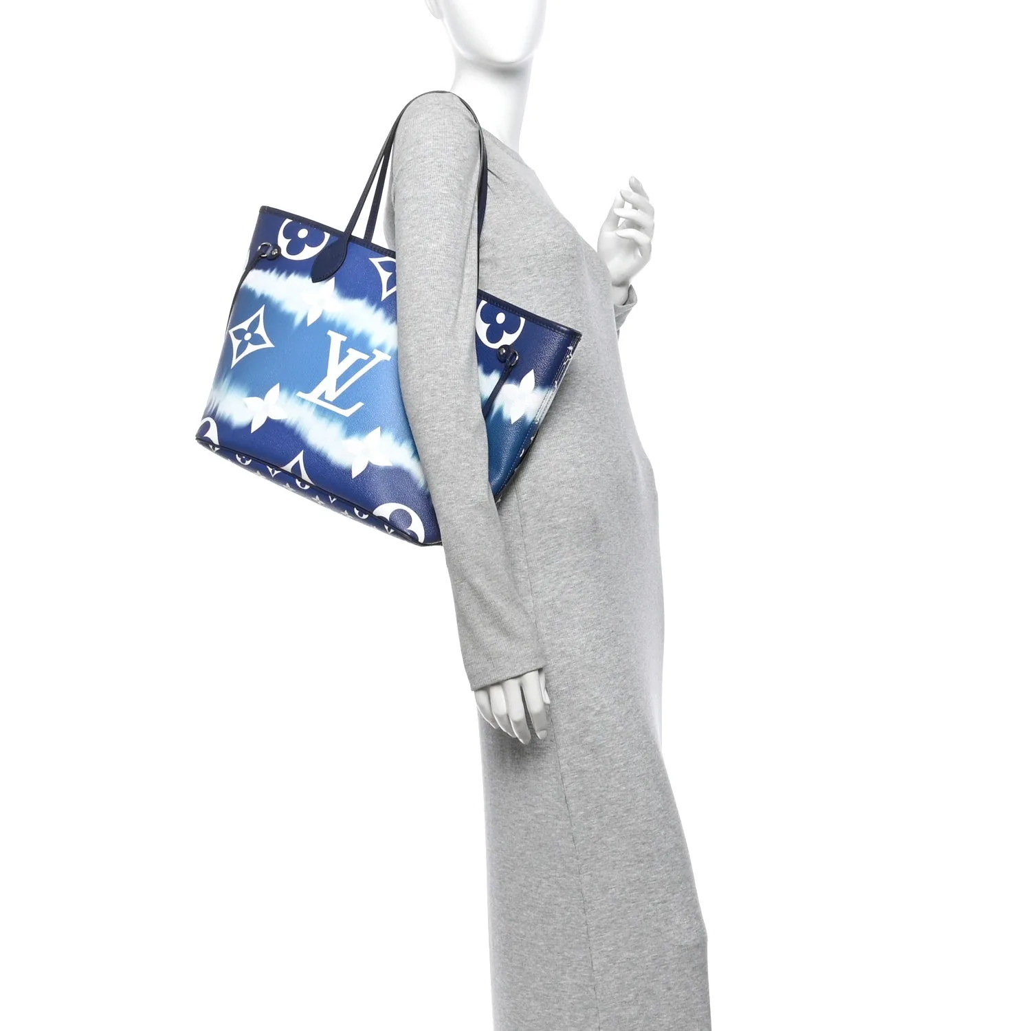 Louis Vuitton Monogram Escale Neverfull MM Blue – Very Good 2020 – photo 2