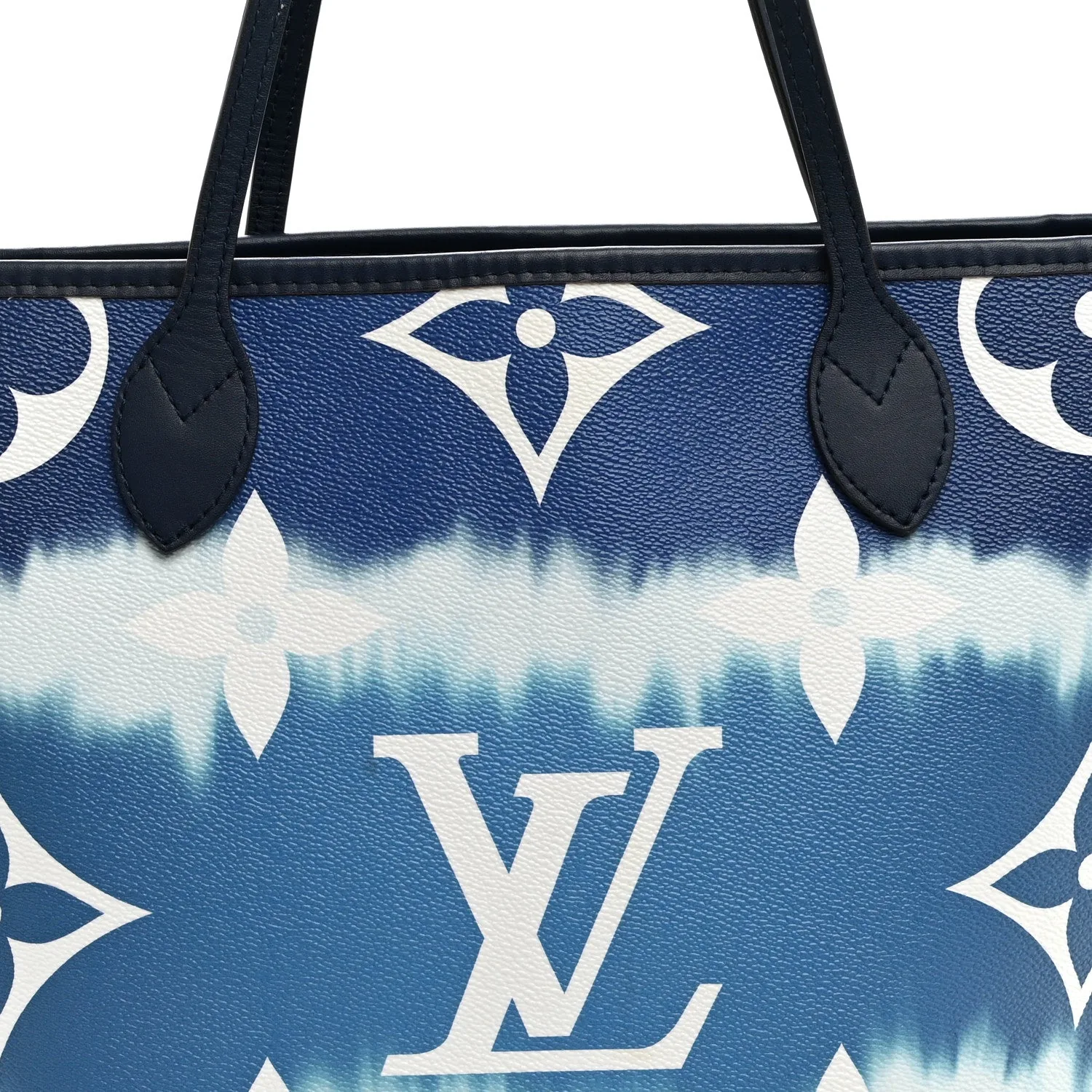 Louis Vuitton Monogram Escale Neverfull MM Blue – Very Good 2020 – photo 8