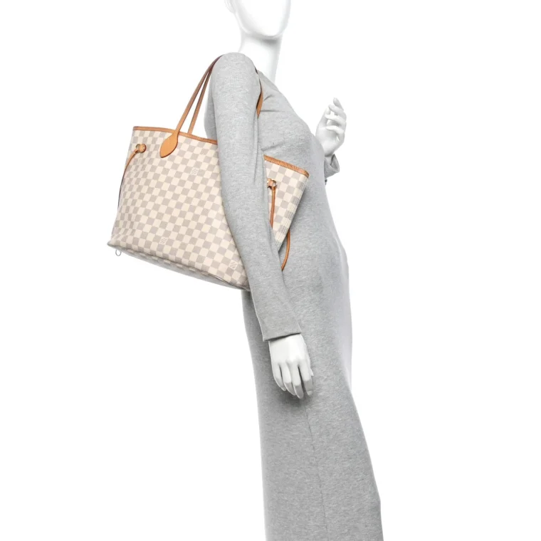 Louis Vuitton Damier Azur Neo Neverfull MM – Very Good 2018 for Sale — alternate view