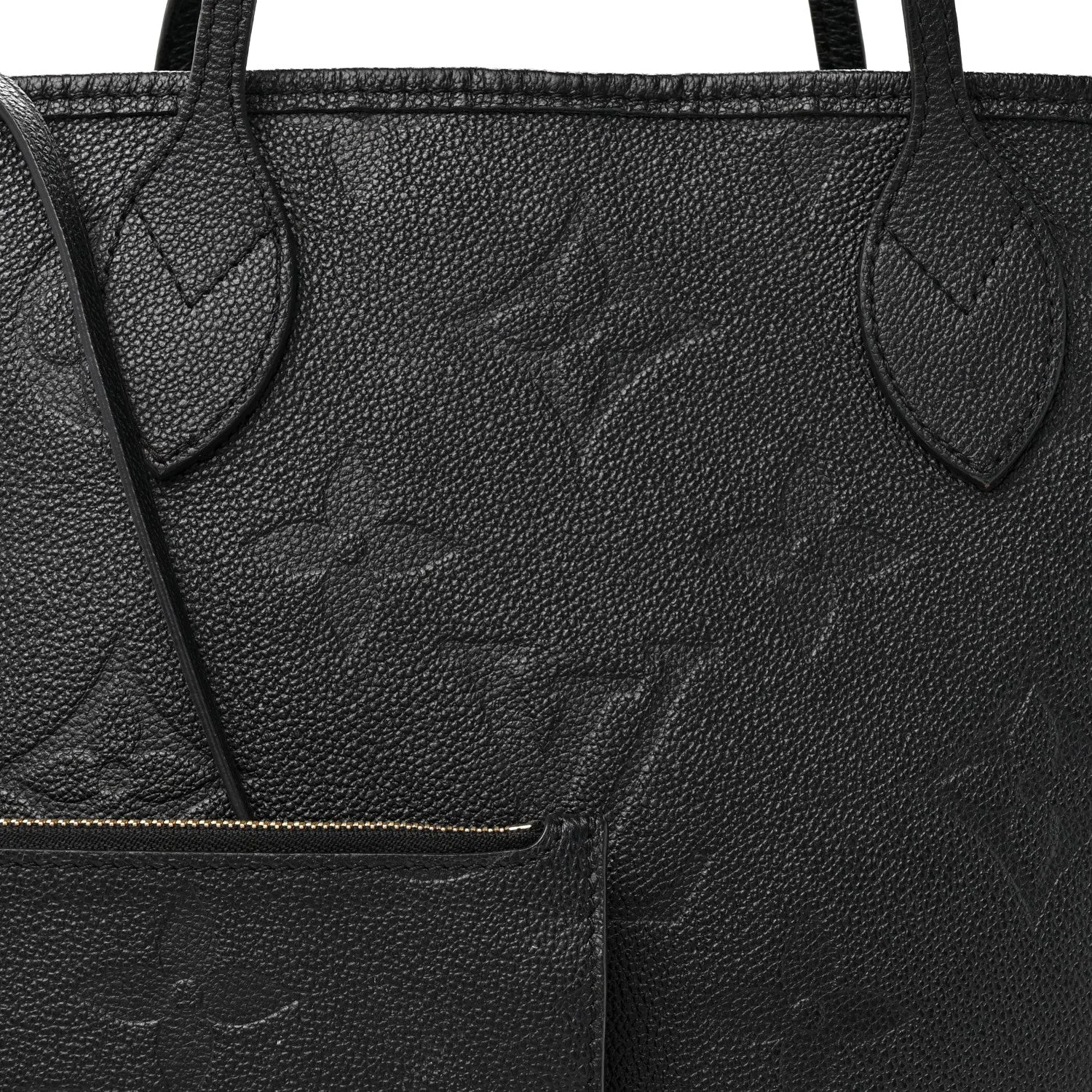 Louis Vuitton Empreinte Monogram Giant Neverfull MM Black – Very Good – photo 8