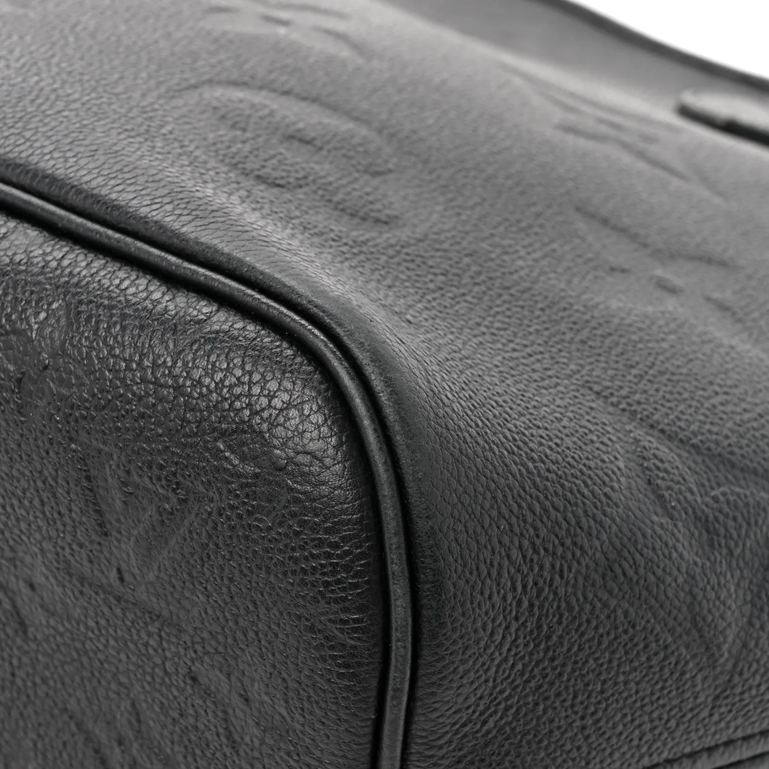 Louis Vuitton Empreinte Monogram Giant Neverfull MM Black – Very Good – photo 9