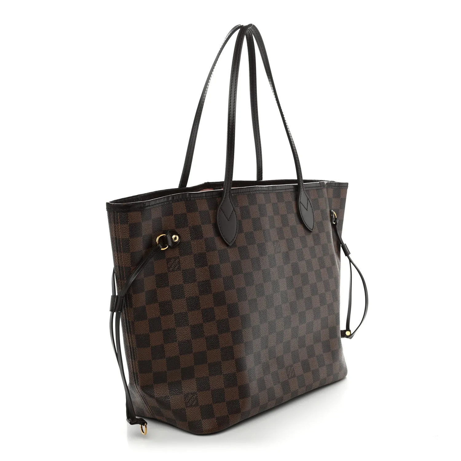 Louis Vuitton Damier Ebene Neo Neverfull MM Rose Ballerine – Very Good 2016 – photo 3