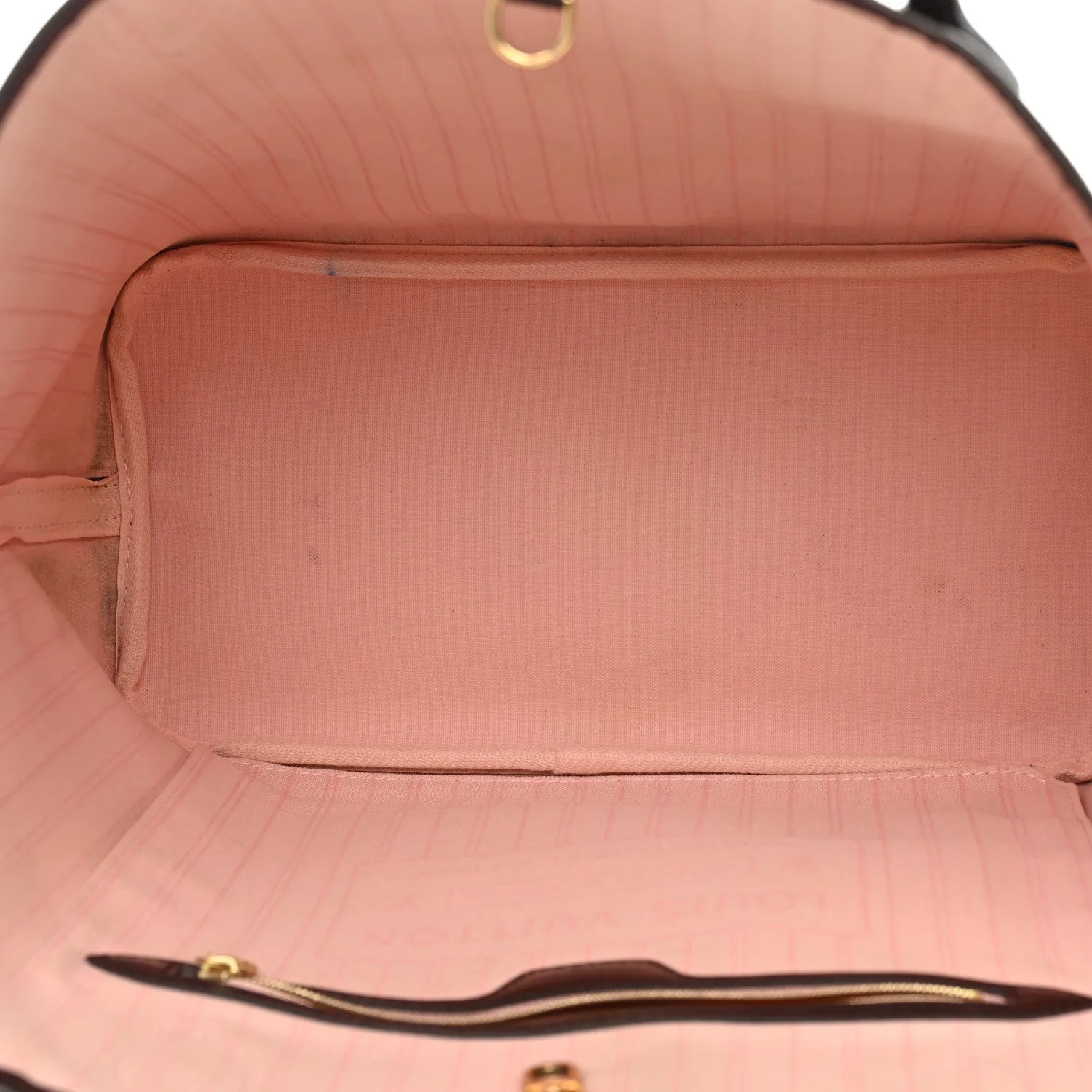 Louis Vuitton Damier Ebene Neo Neverfull MM Rose Ballerine – Very Good 2016 – photo 5