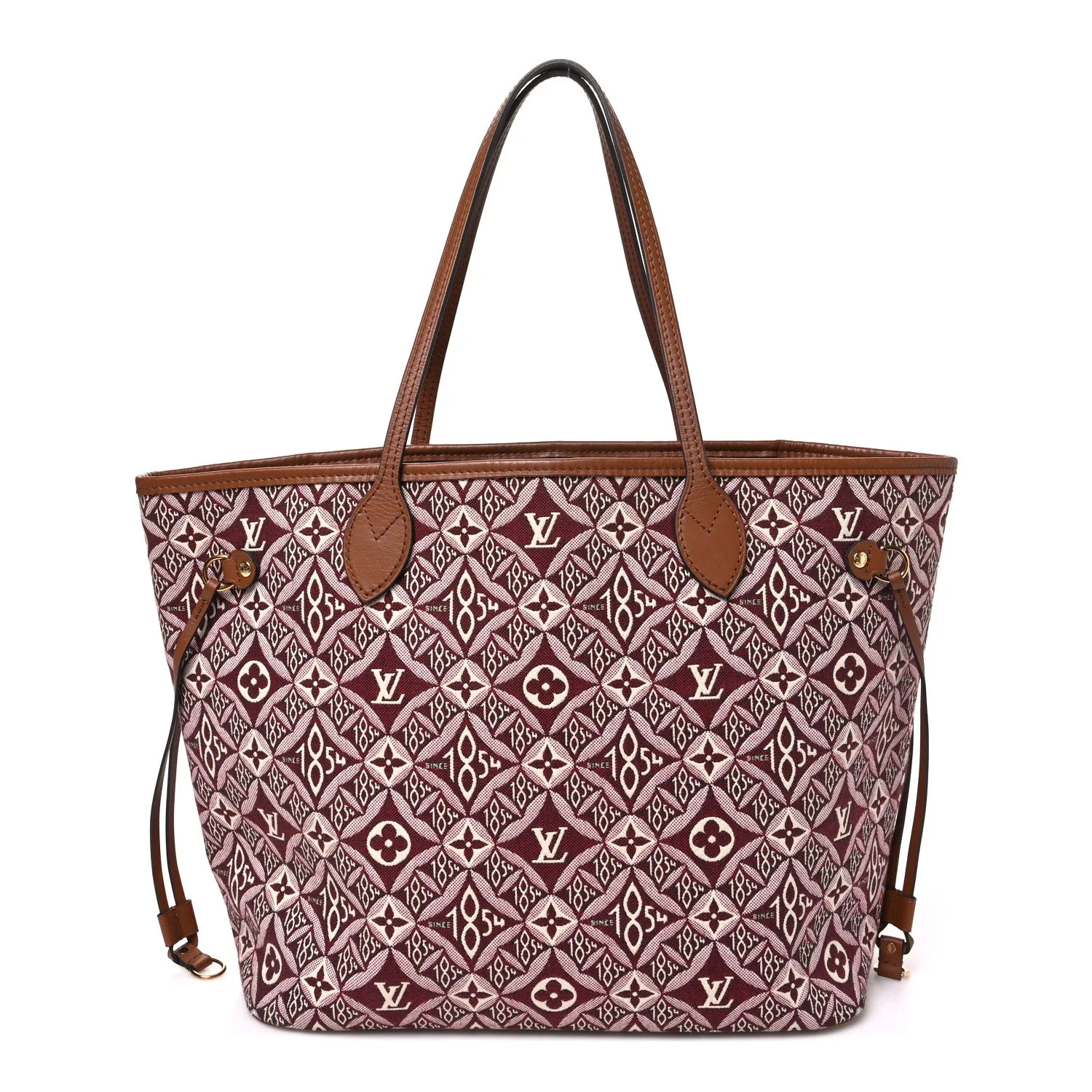 Louis Vuitton Jacquard Since 1854 Neverfull MM Bordeaux – Very Good 2020