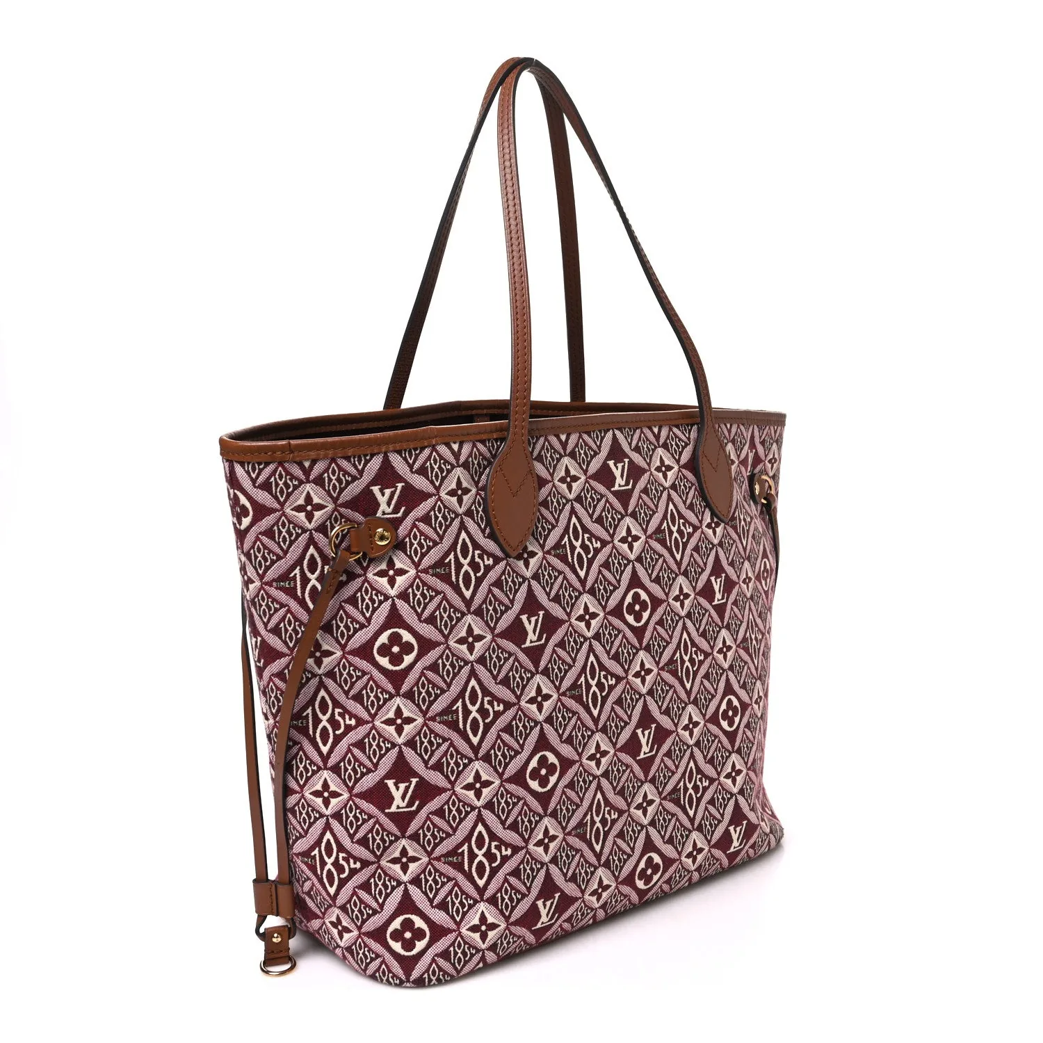 Louis Vuitton Jacquard Since 1854 Neverfull MM Bordeaux – Very Good 2020 – photo 2