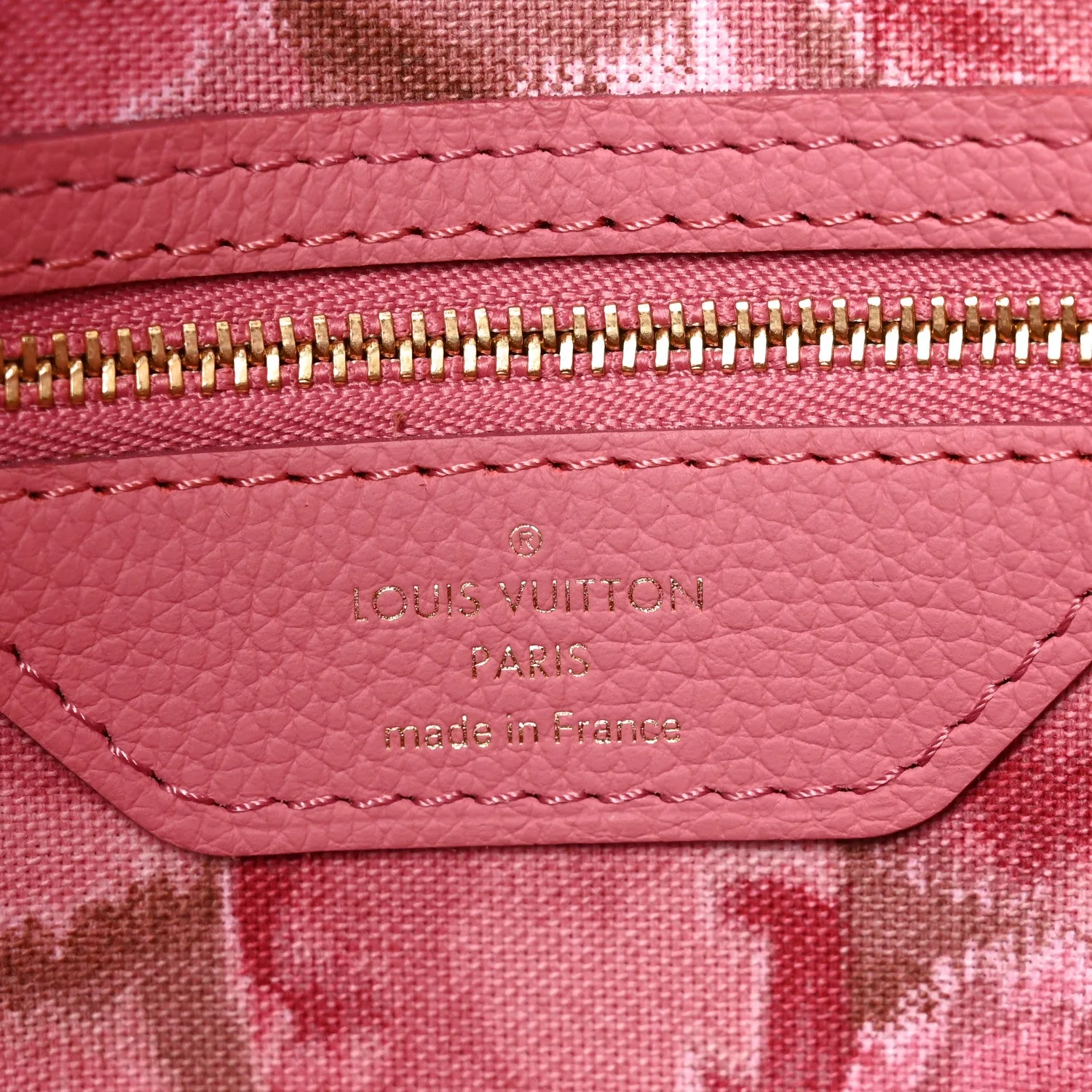 Louis Vuitton Monogram Articles de Voyage Ikat Neverfull MM Rose Velours – photo 6