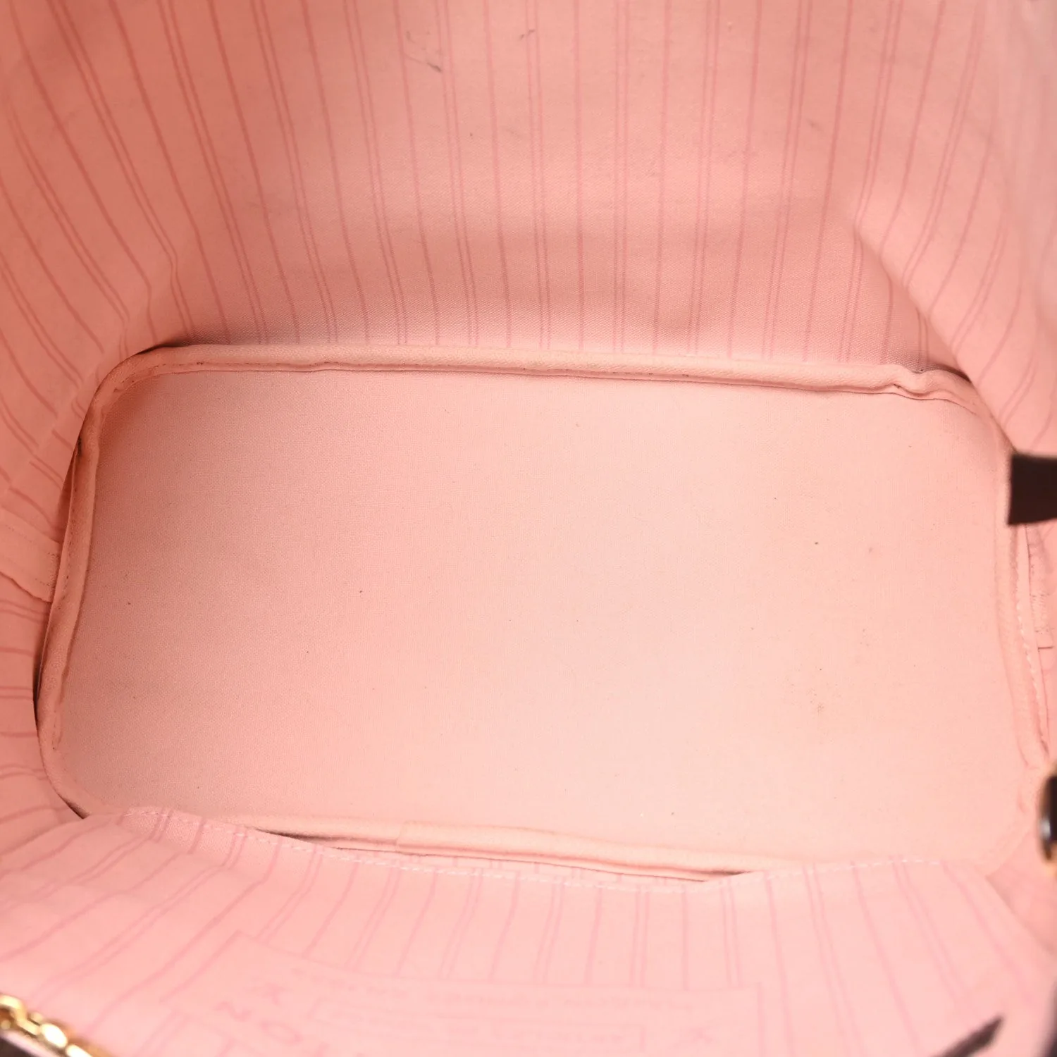 Louis Vuitton Damier Ebene Neo Neverfull MM Rose Ballerine – Very Good 2019 – photo 5