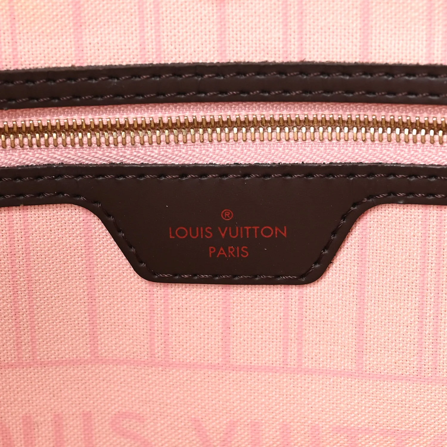 Louis Vuitton Damier Ebene Neo Neverfull MM Rose Ballerine – Very Good 2019 – photo 6