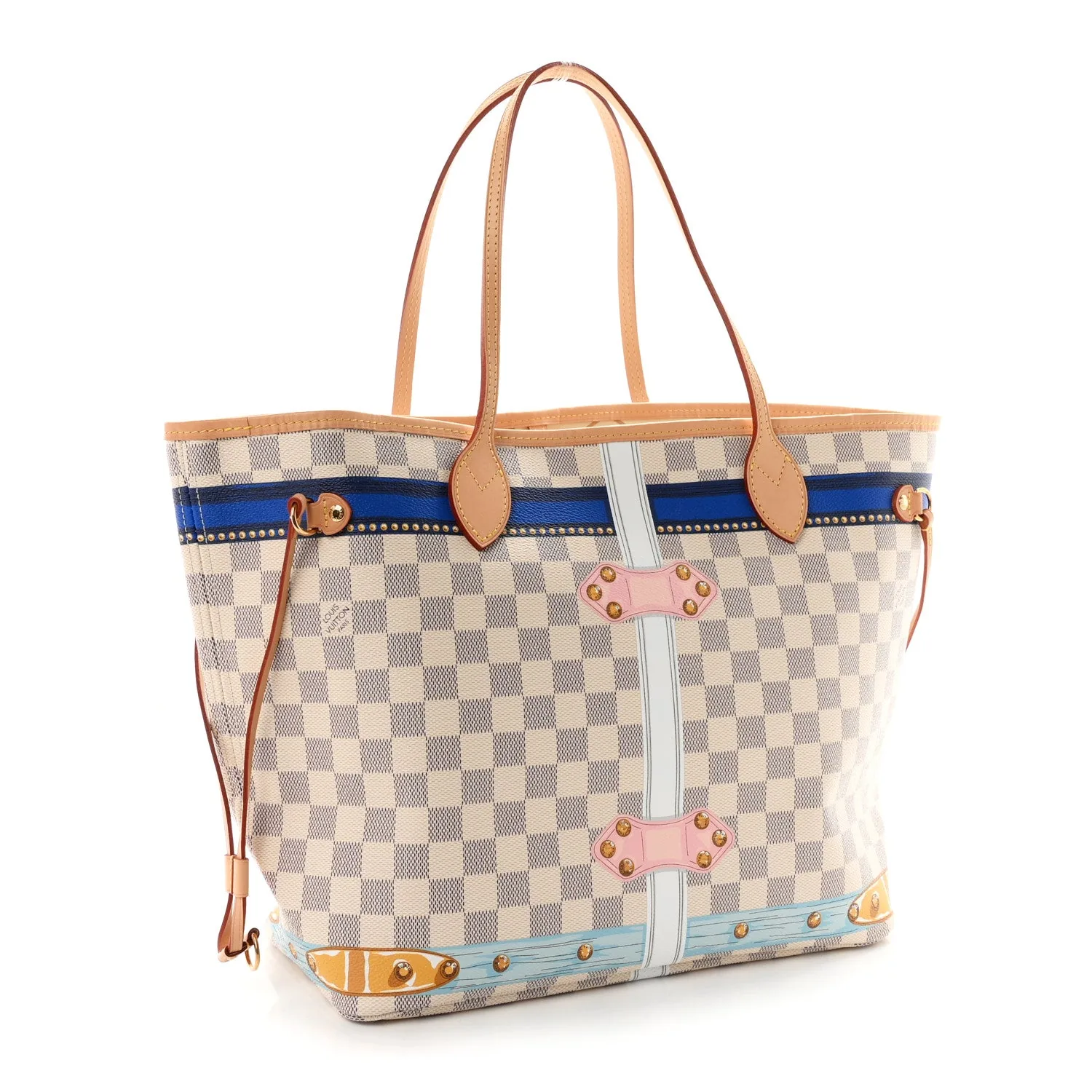 Louis Vuitton Damier Azur Summer Trunks Mykonos Neo Neverfull MM – photo 3