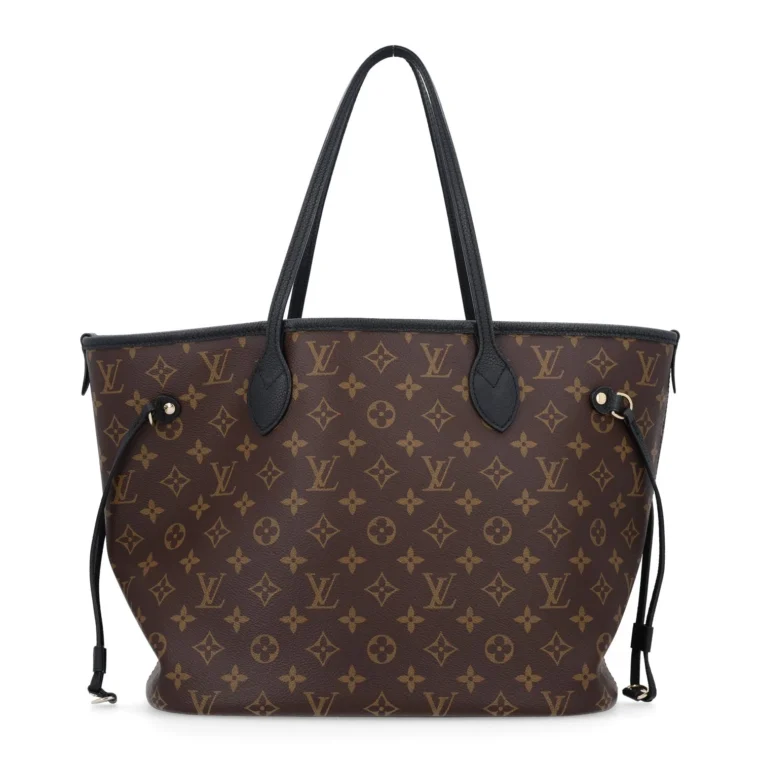 Louis Vuitton Monogram Calfskin Neo Neverfull Inside Out MM Black – Excellent for Sale