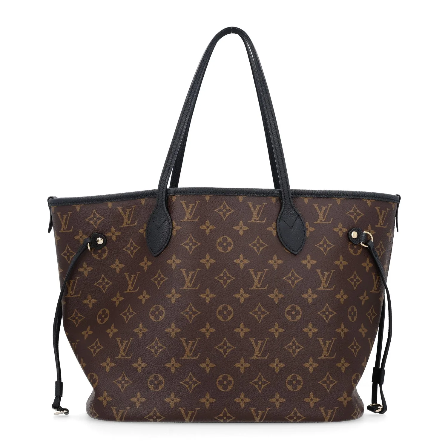 Louis Vuitton Monogram Calfskin Neo Neverfull Inside Out MM Black – Excellent