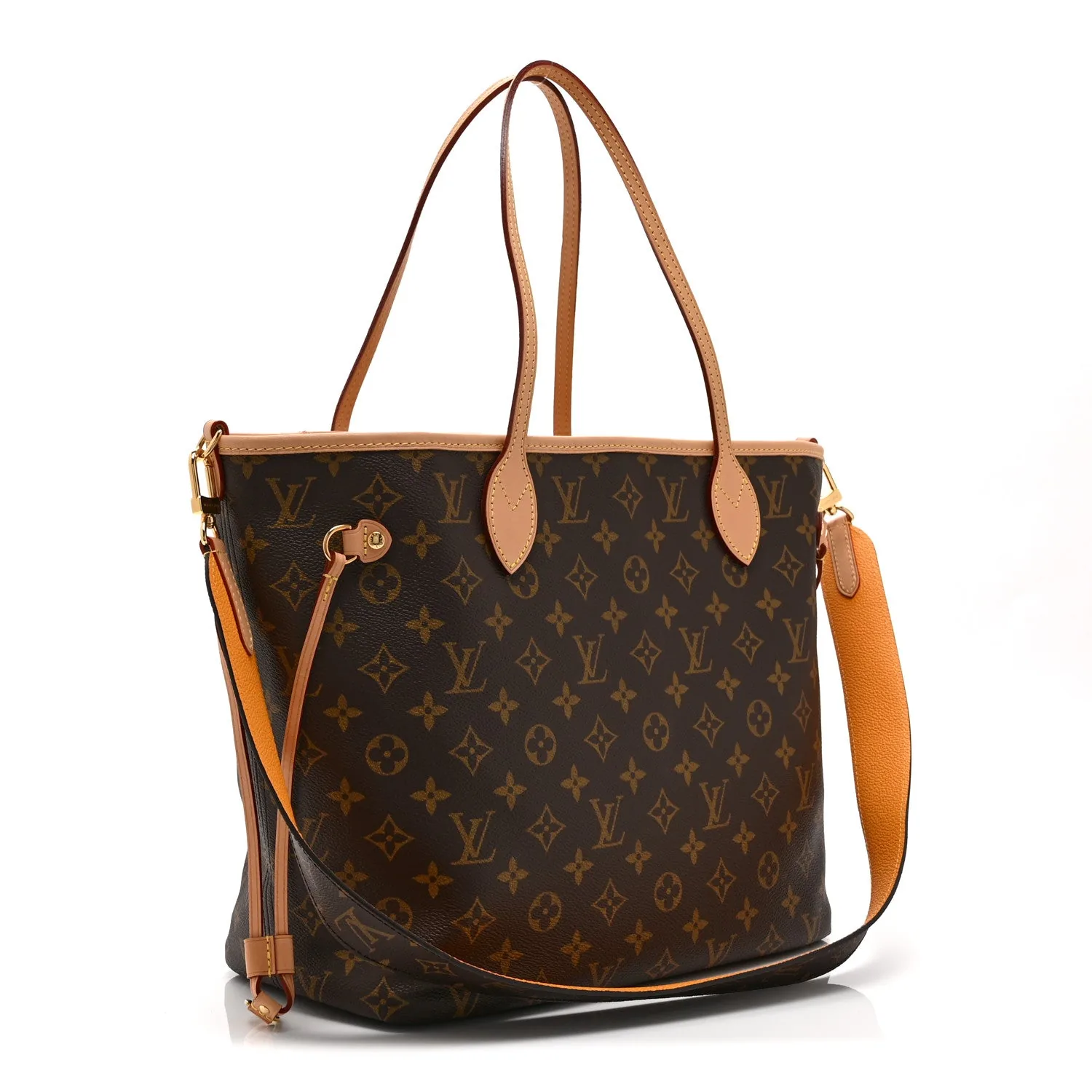 Louis Vuitton Monogram Inside Out Neverfull Bandouliere MM Jaune Safran – Excellent – photo 3