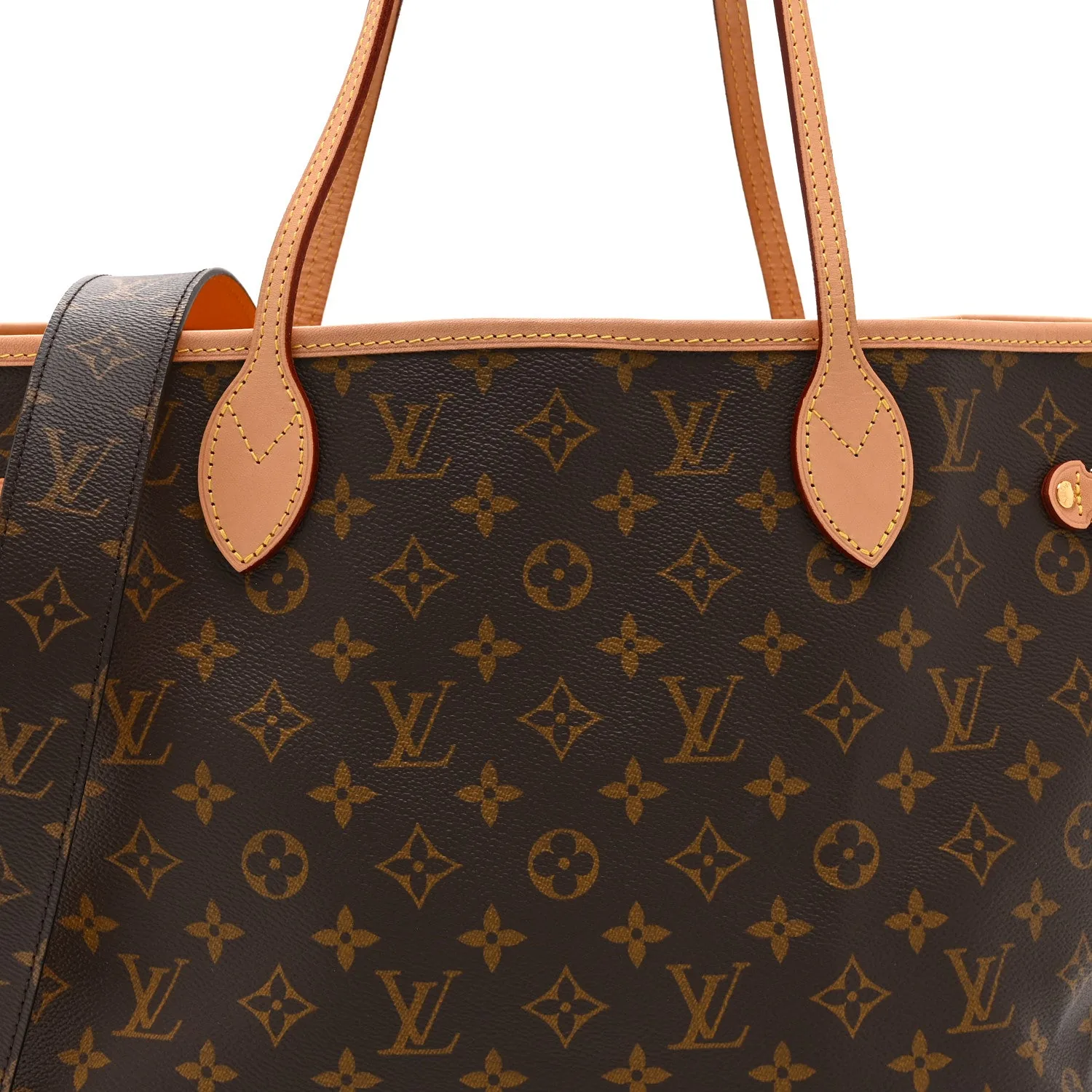 Louis Vuitton Monogram Inside Out Neverfull Bandouliere MM Jaune Safran – Excellent – photo 7