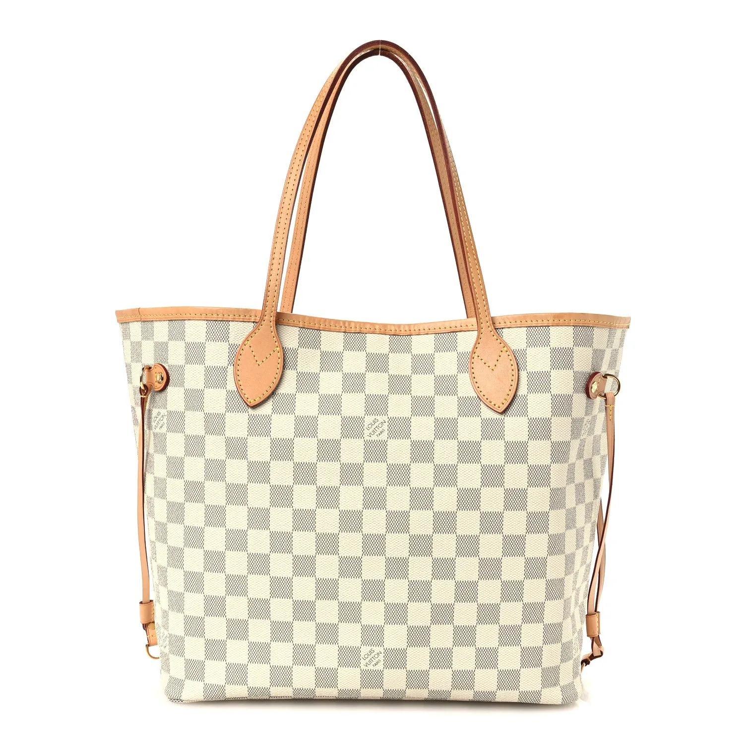 Louis Vuitton Damier Azur Neo Neverfull MM Rose Ballerine – Very Good 2018