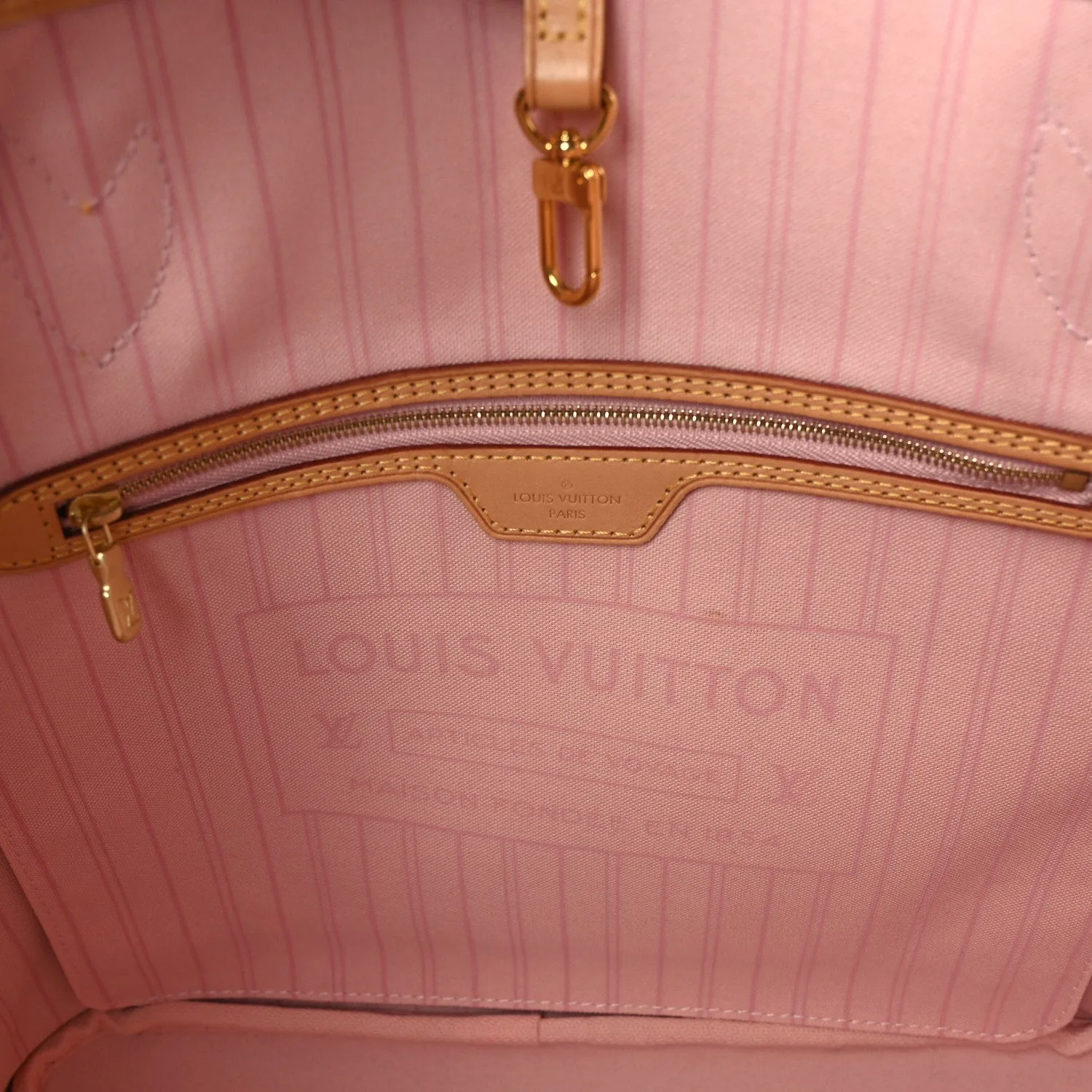 Louis Vuitton Damier Azur Neo Neverfull MM Rose Ballerine – Very Good 2018 – photo 7