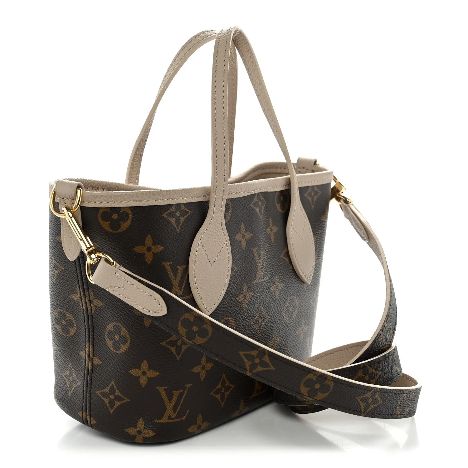Louis Vuitton Monogram Neverfull Inside Out Bandouliere BB Limestone – photo 4