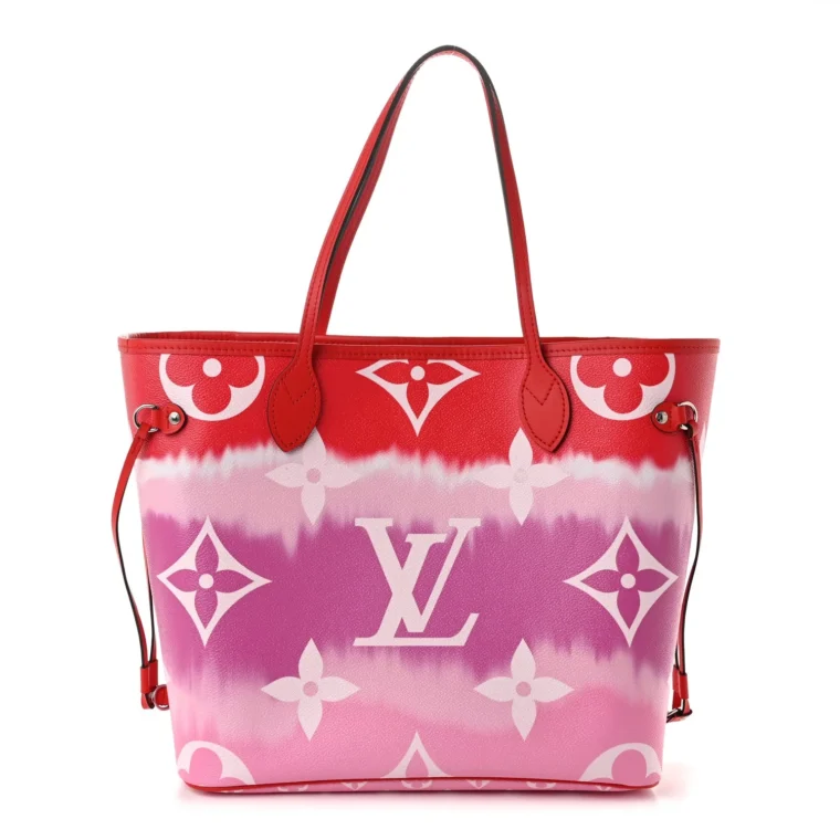 Louis Vuitton Monogram Escale Neverfull MM Rouge – Excellent 2020 – Buy Now