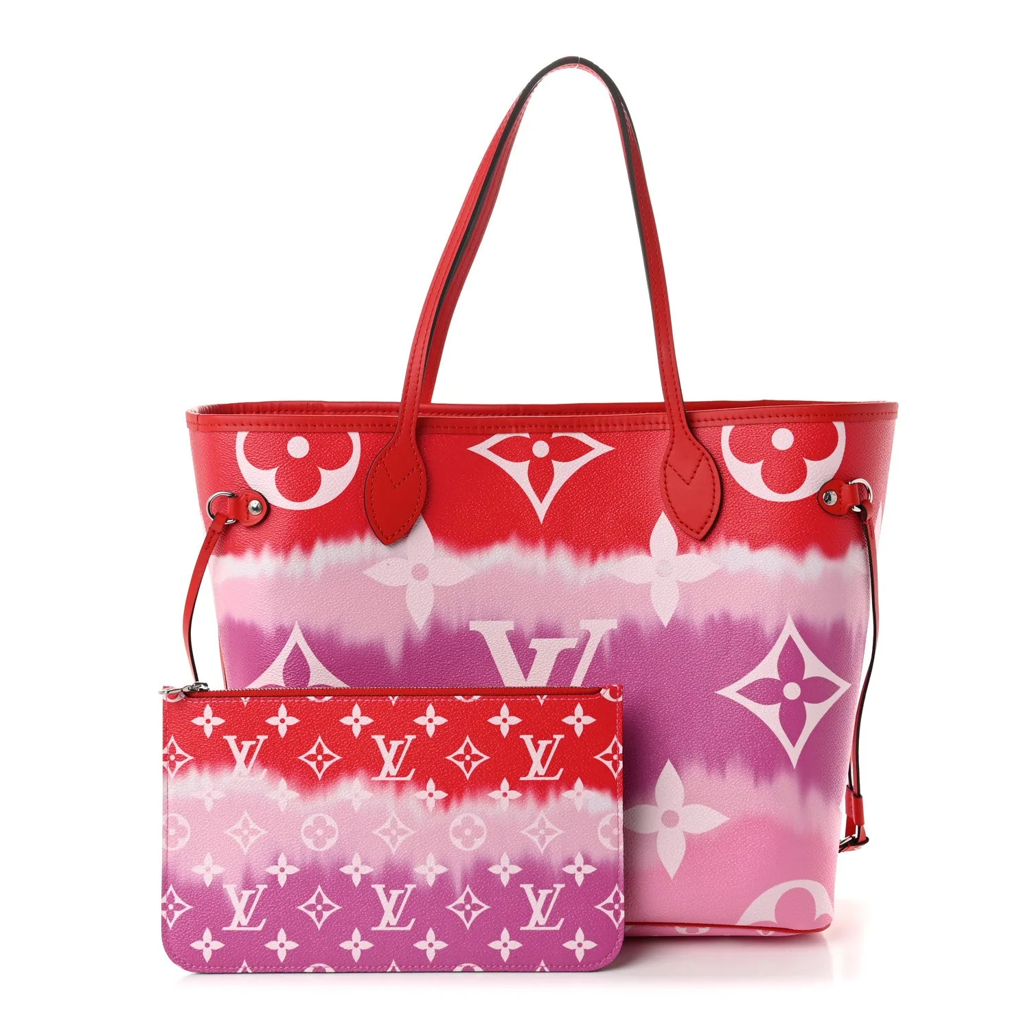 Louis Vuitton Monogram Escale Neverfull MM Rouge – Excellent 2020 – photo 3