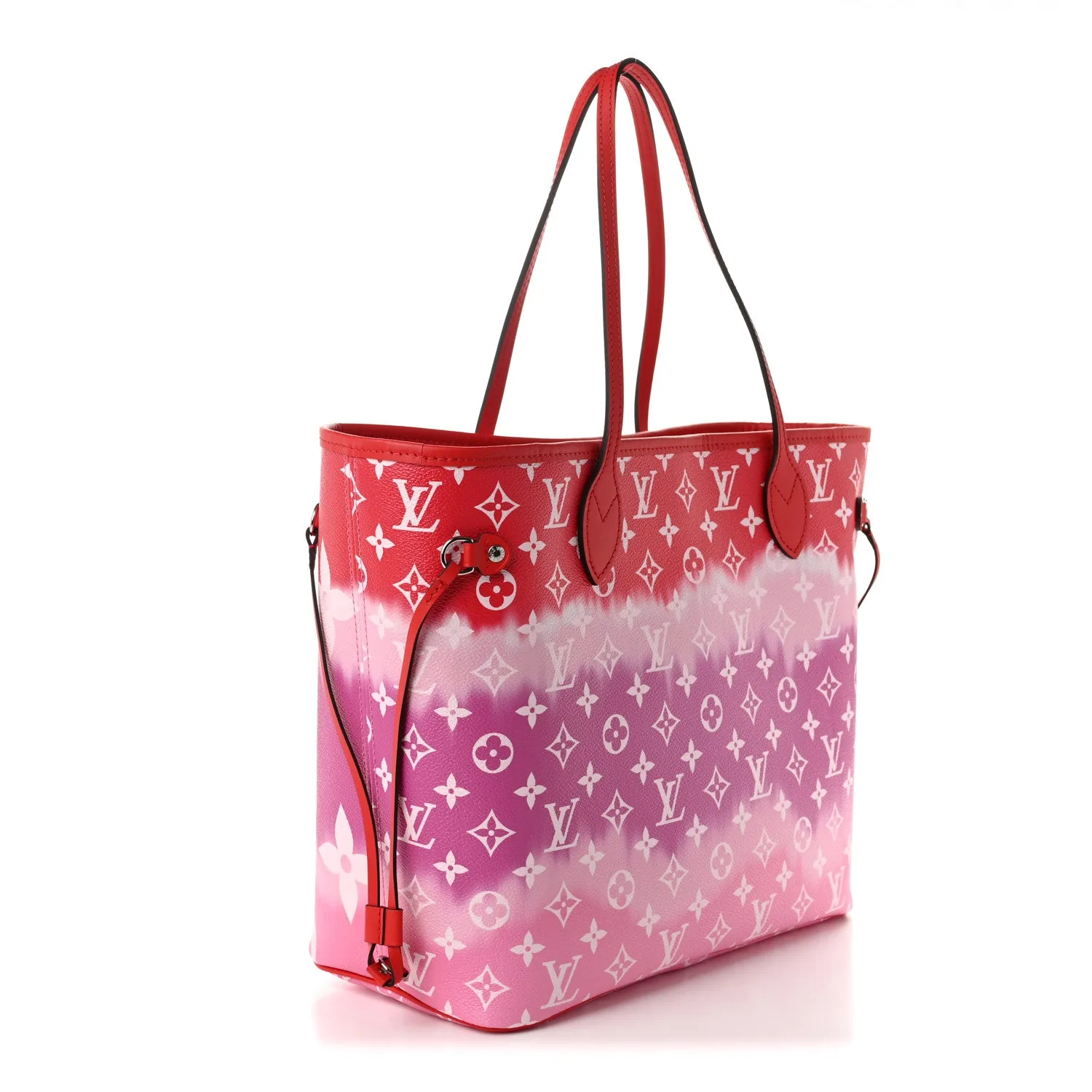 Louis Vuitton Monogram Escale Neverfull MM Rouge – Excellent 2020 – photo 4
