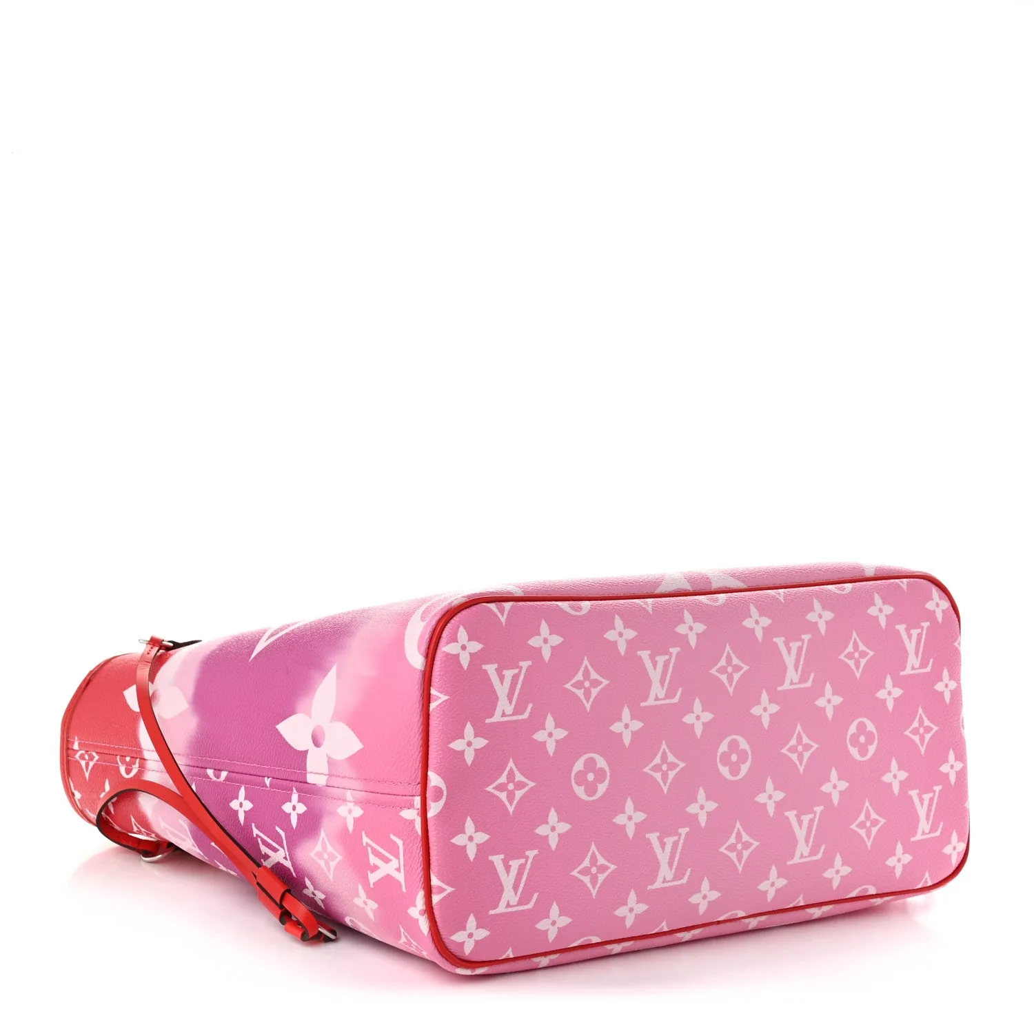 Louis Vuitton Monogram Escale Neverfull MM Rouge – Excellent 2020 – photo 5