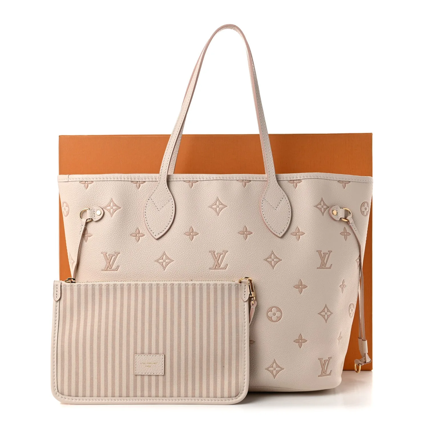 Louis Vuitton Monogram Debossed Neverfull MM Eden – photo 11