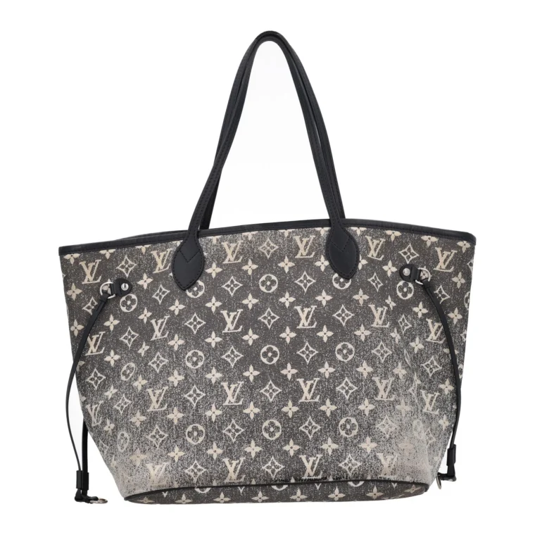 Louis Vuitton Denim Monogram Jacquard Neverfull MM Grey for Sale